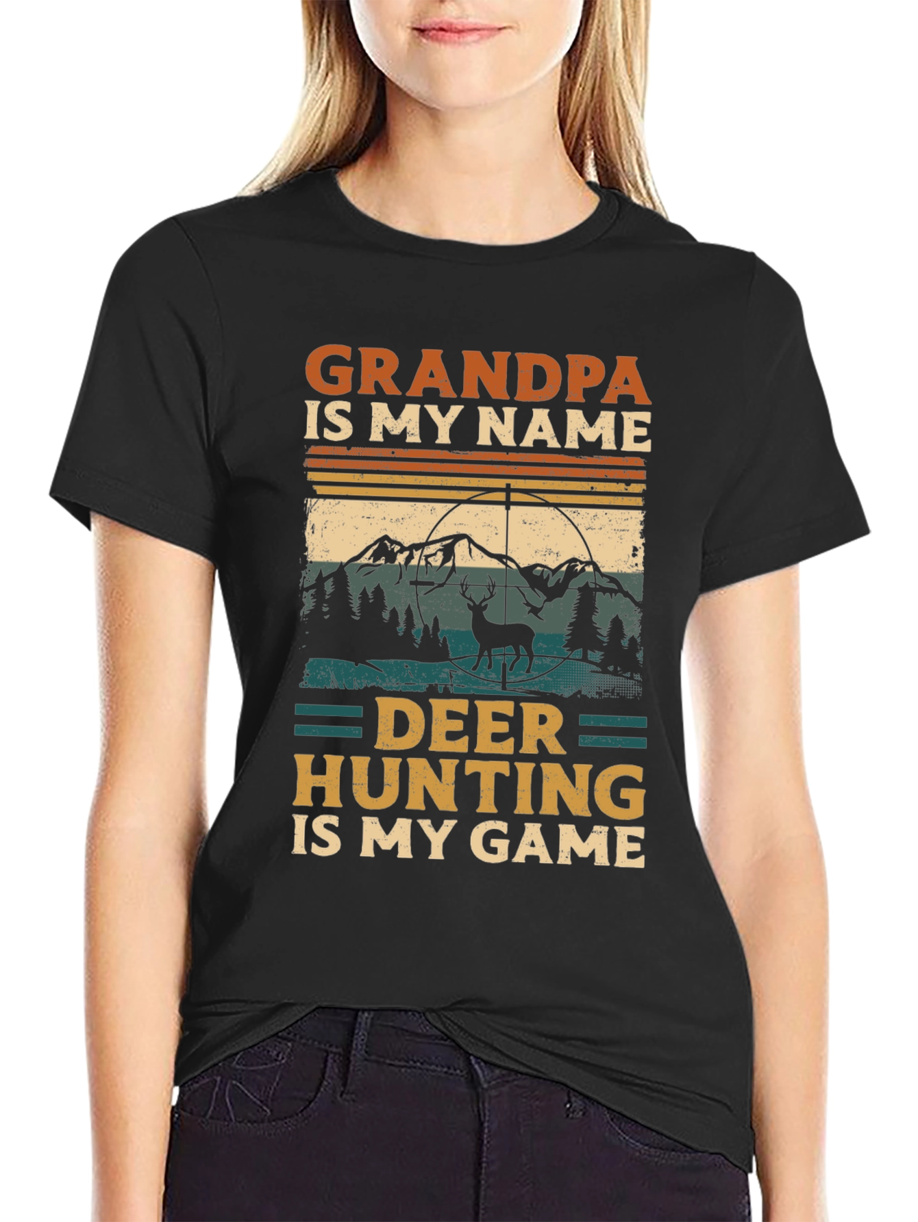 Grandpa Deer Hunting T-Shirt