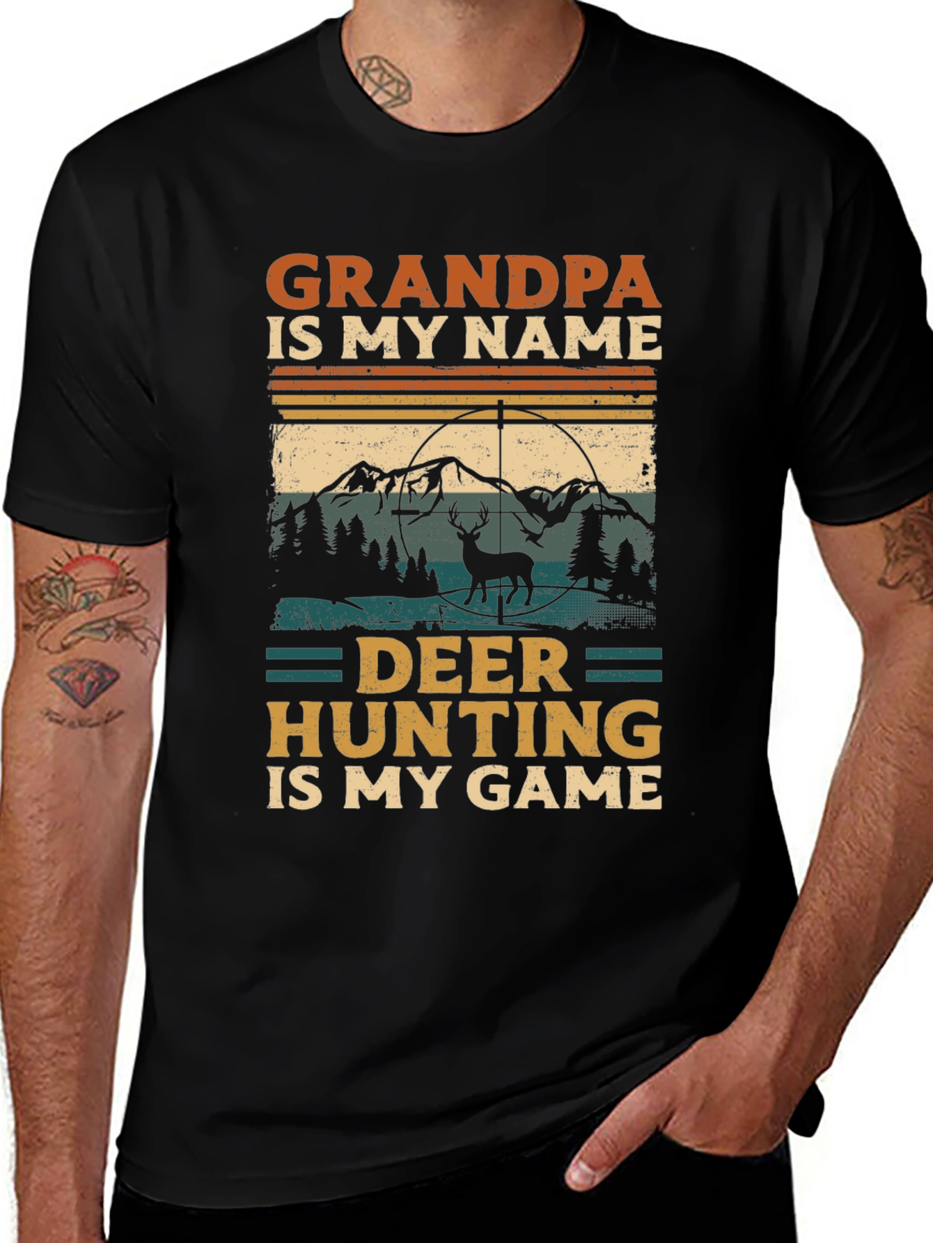 Grandpa Deer Hunting T-Shirt