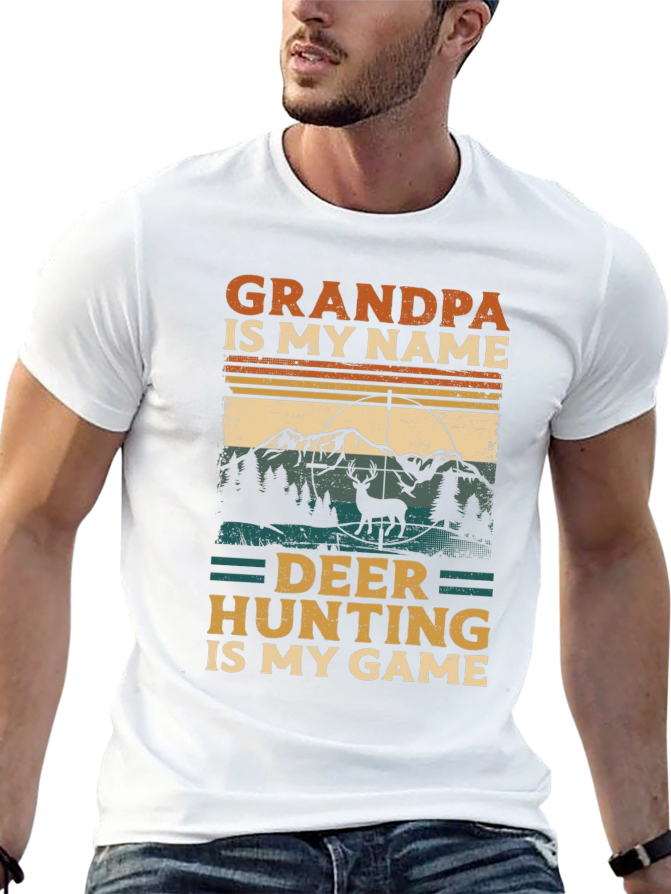 Grandpa Deer Hunting T-Shirt