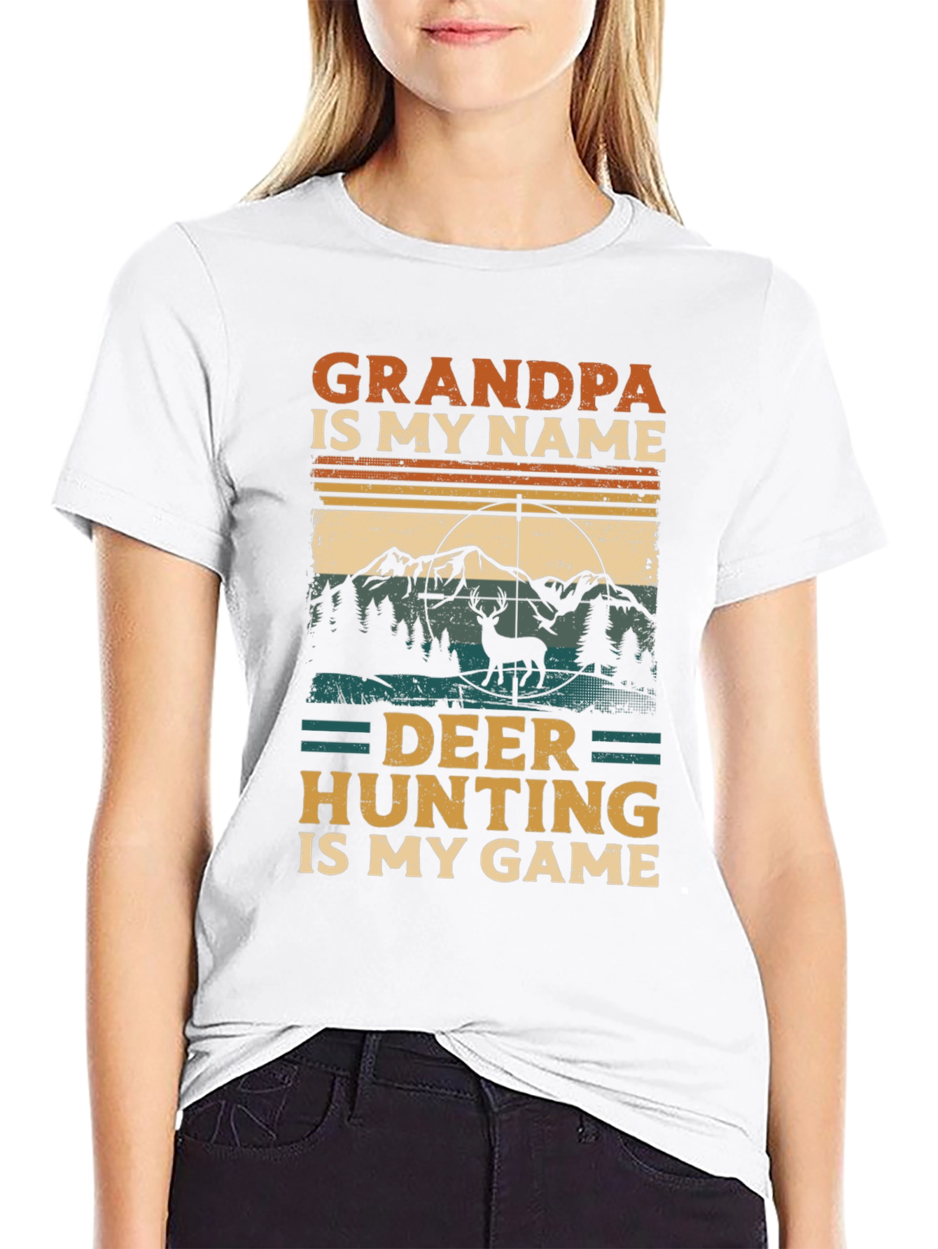 Grandpa Deer Hunting T-Shirt