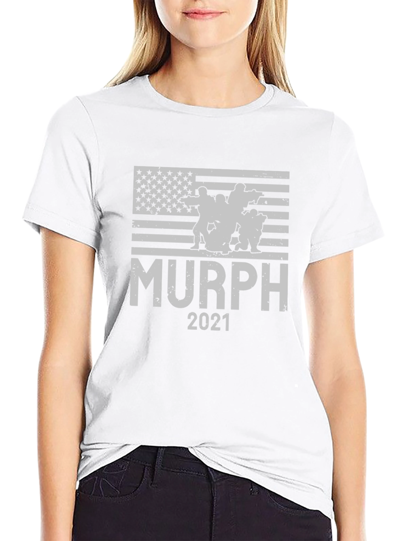 Murph 2021 Graphic Tee - Patriotic Tribute Shirt