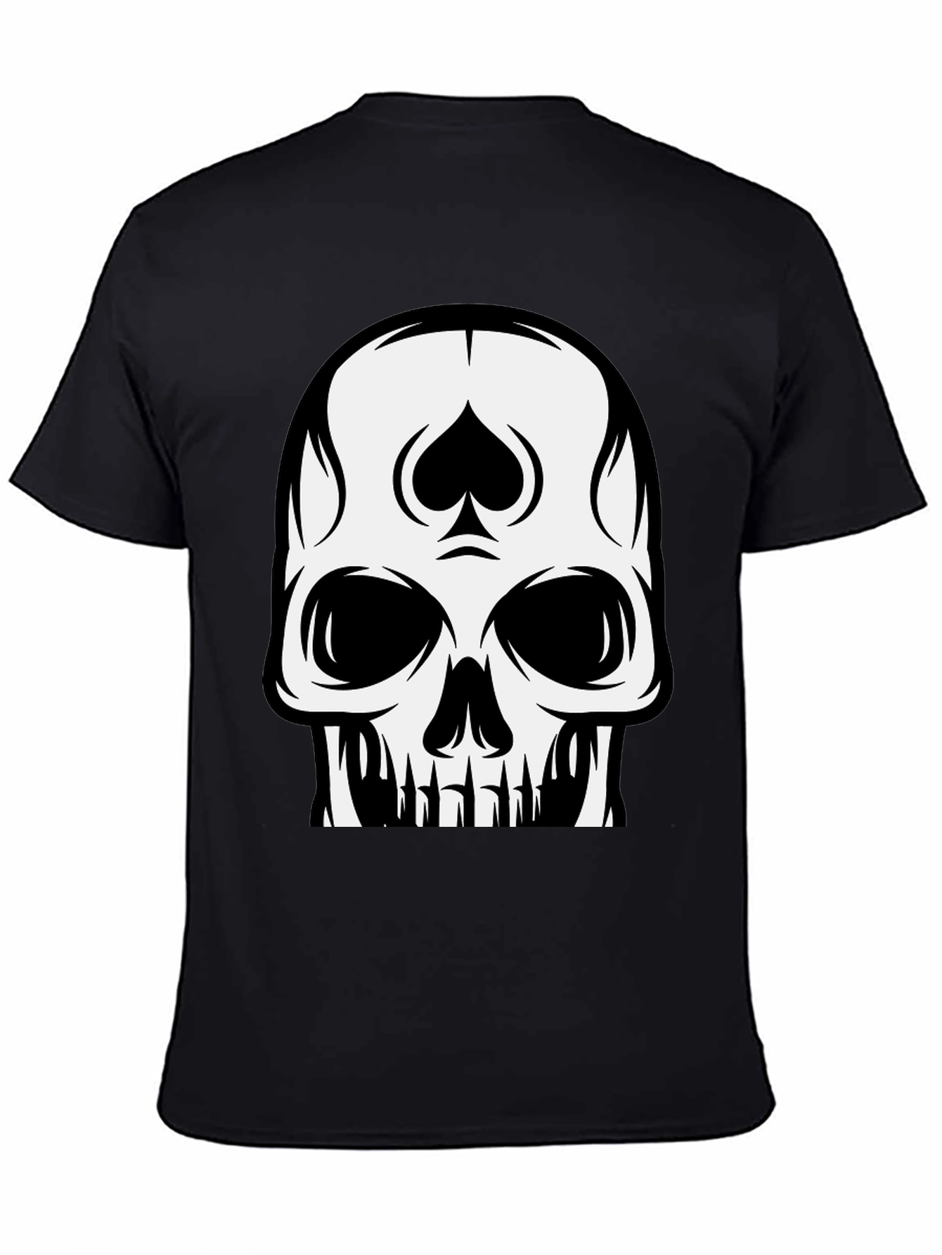 Skull Spade Black T-Shirt