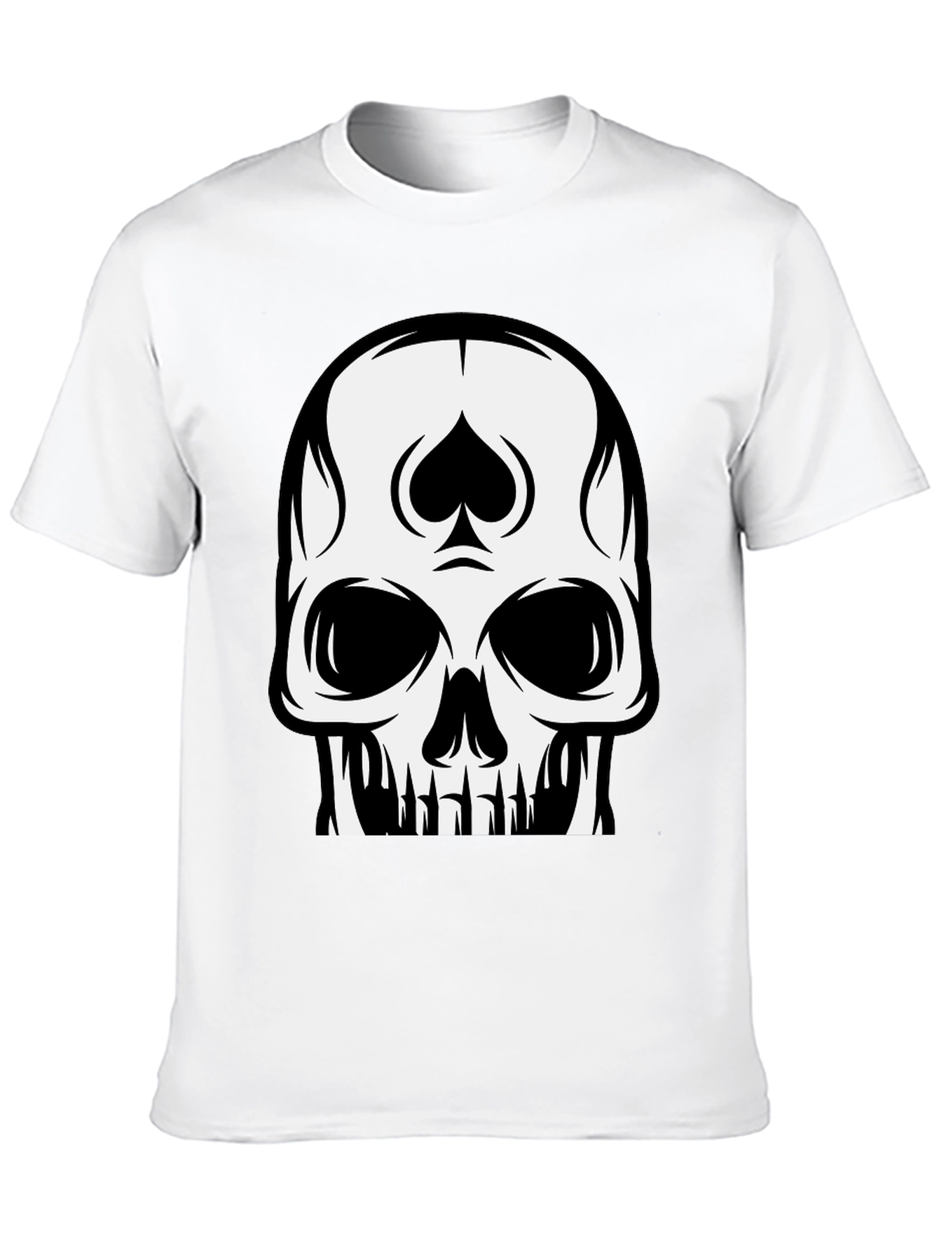 Skull Spade Black T-Shirt