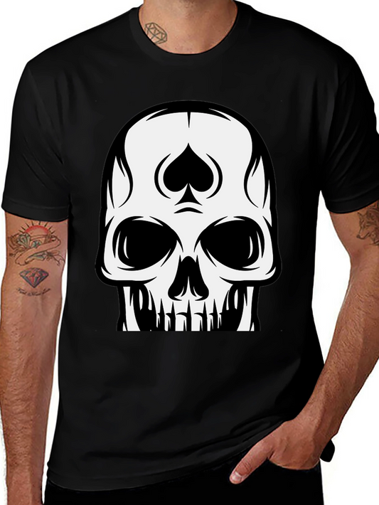 Skull Spade Black T-Shirt