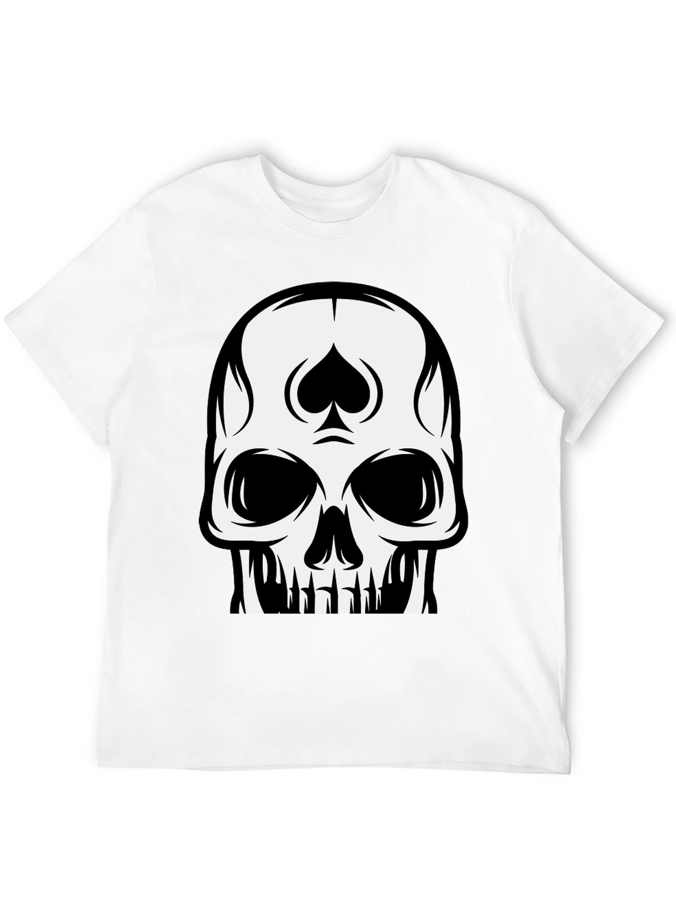 Skull Spade Black T-Shirt
