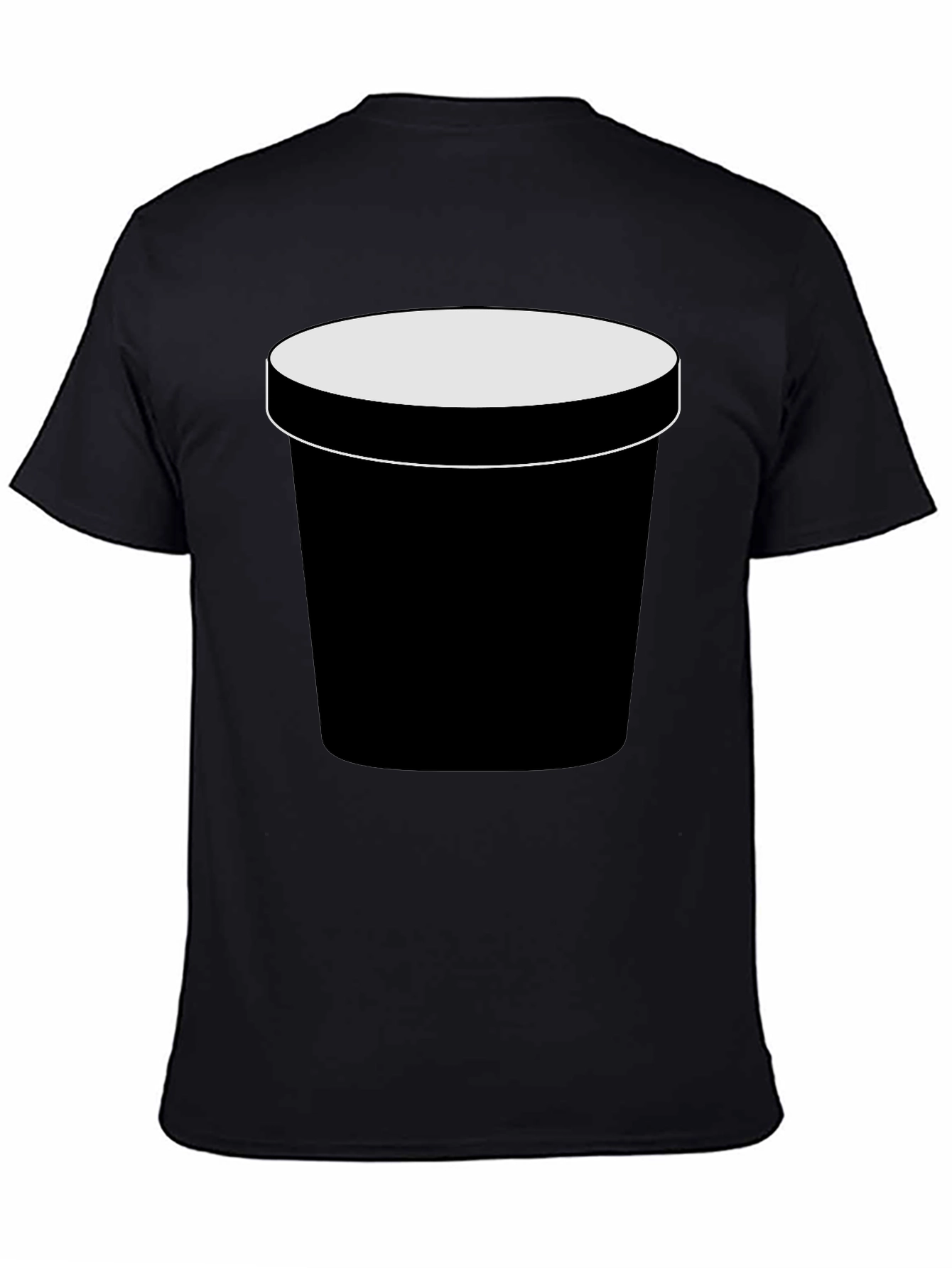 Black Ice Cream Pint T-Shirt - Foodie Fashion