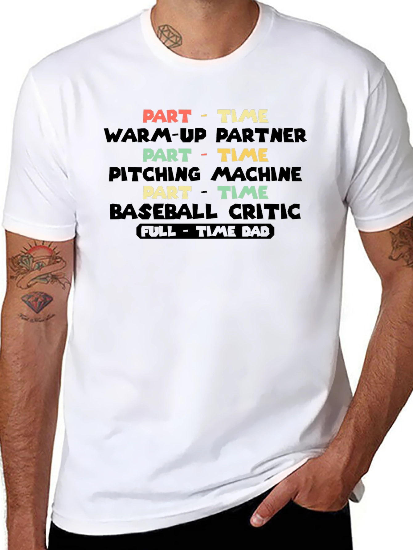 Part-Time Baseball Dad T-Shirt