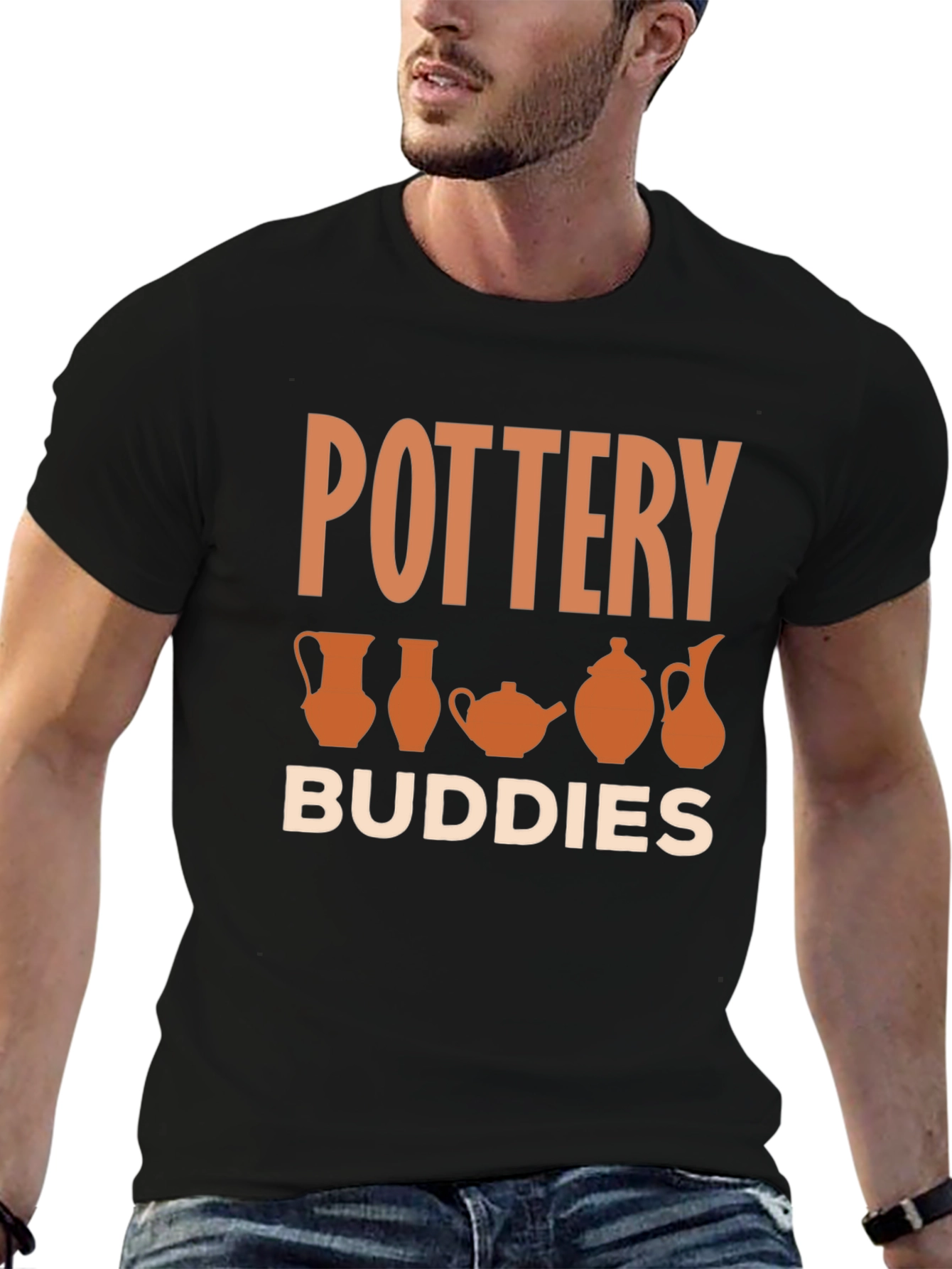 Pottery Buddies Graphic Tee - Artsy Pottery Lover T-Shirt
