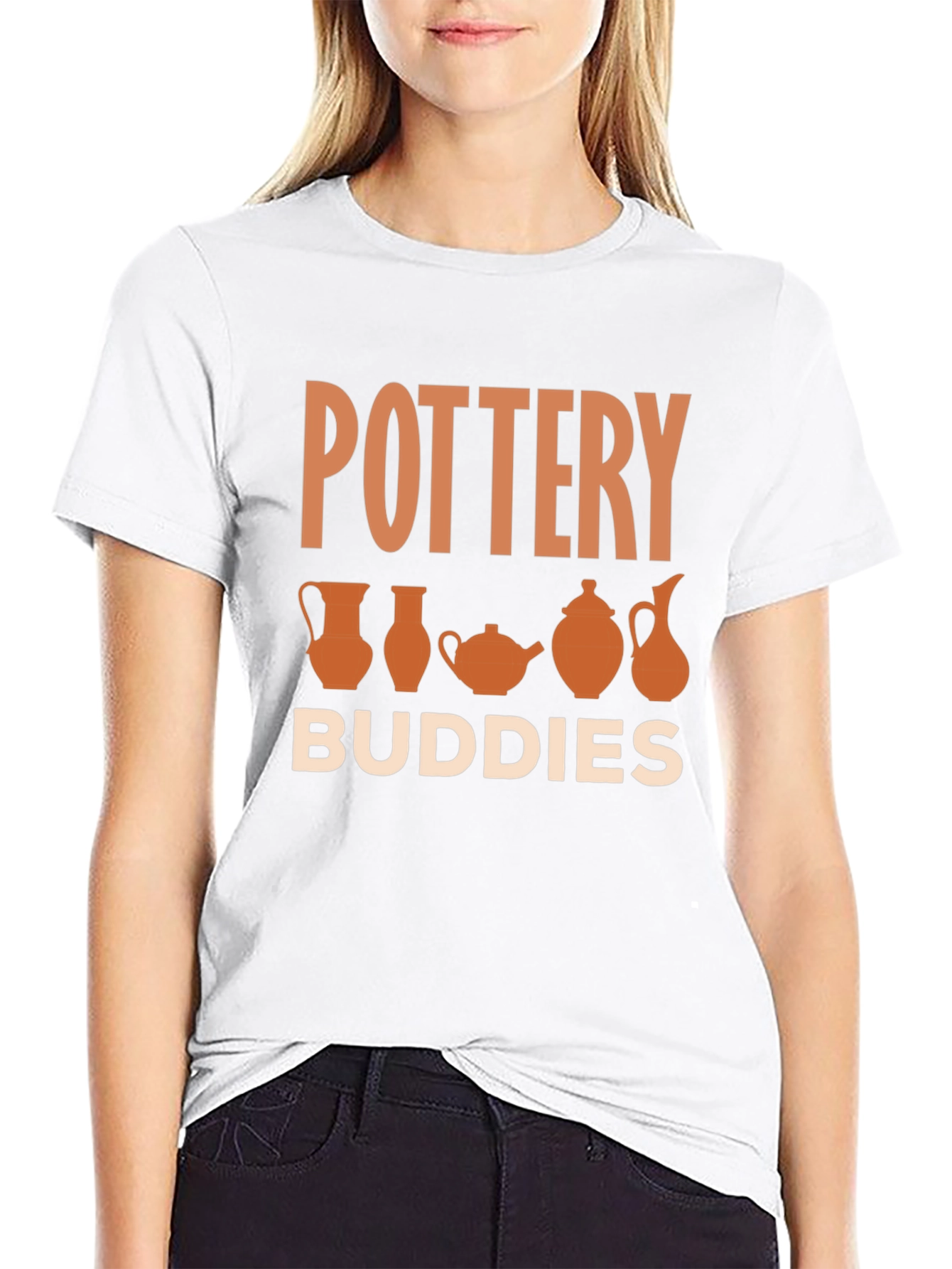 Pottery Buddies Graphic Tee - Artsy Pottery Lover T-Shirt