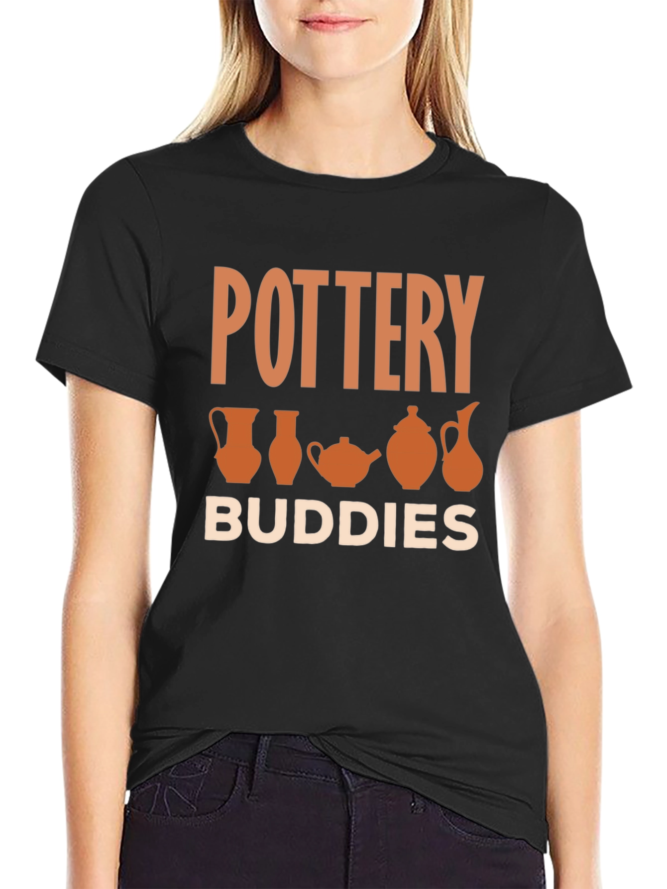 Pottery Buddies Graphic Tee - Artsy Pottery Lover T-Shirt