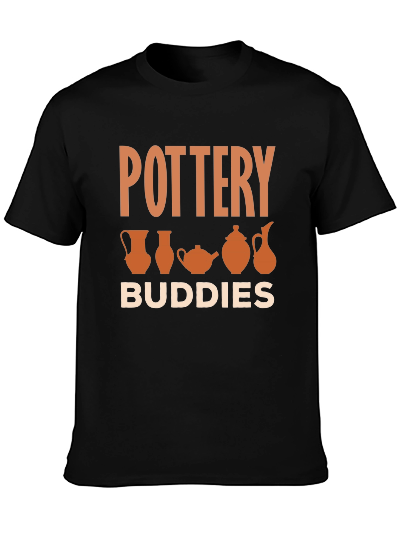 Pottery Buddies Graphic Tee - Artsy Pottery Lover T-Shirt
