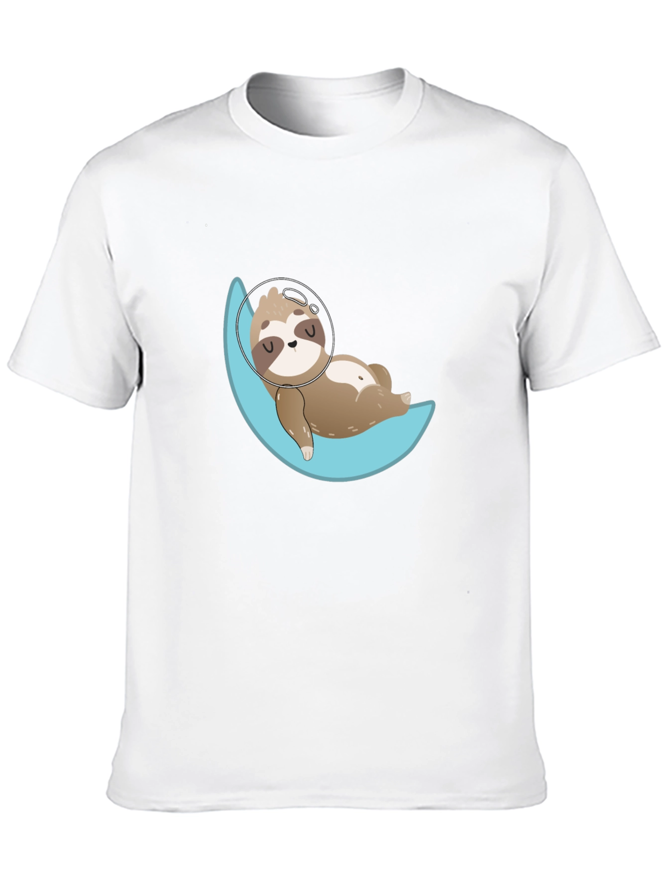 Sloth Astronaut Moon T-Shirt