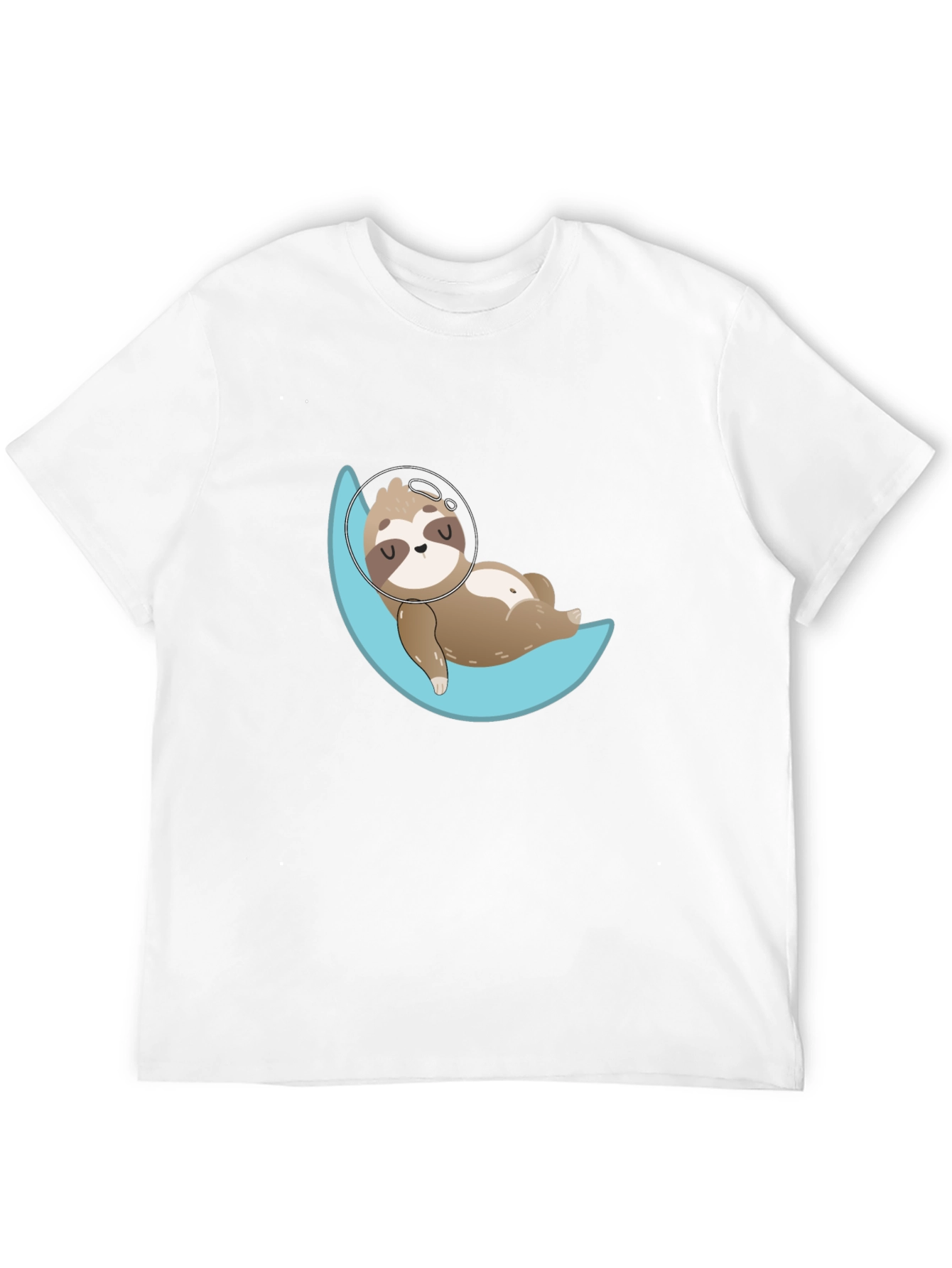 Sloth Astronaut Moon T-Shirt