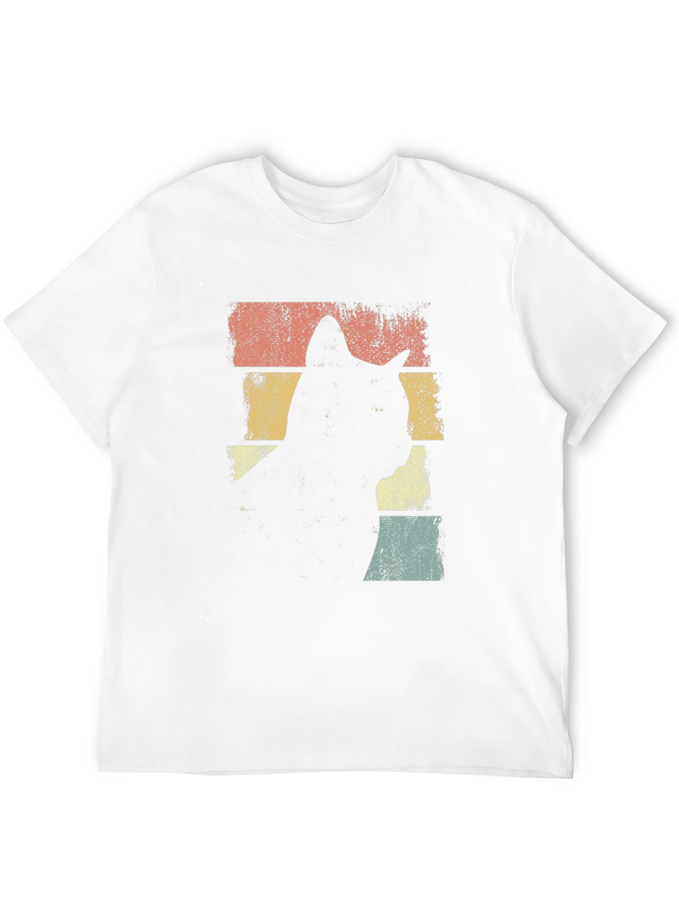 Retro Cat Silhouette T-Shirt