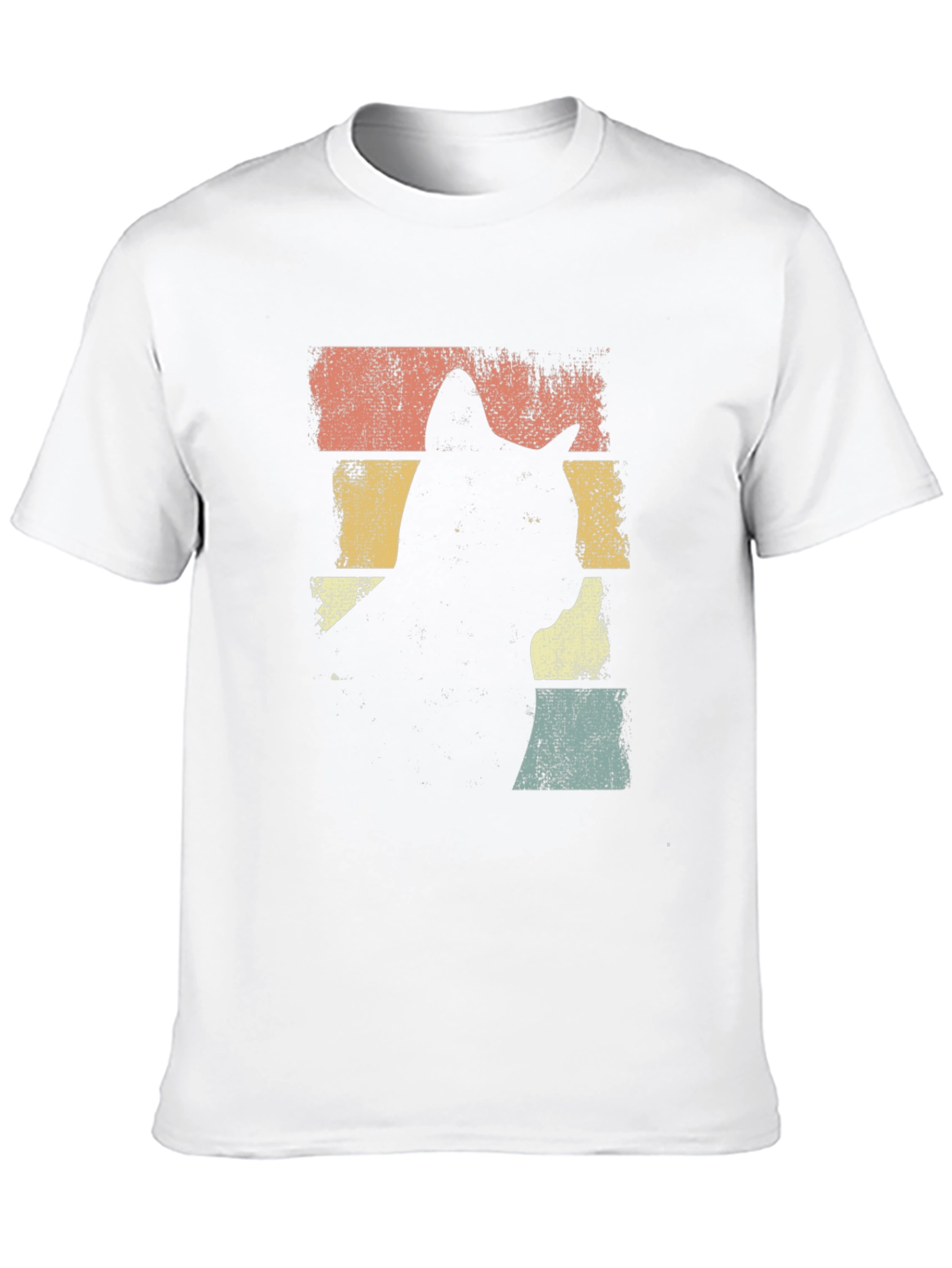 Retro Cat Silhouette T-Shirt