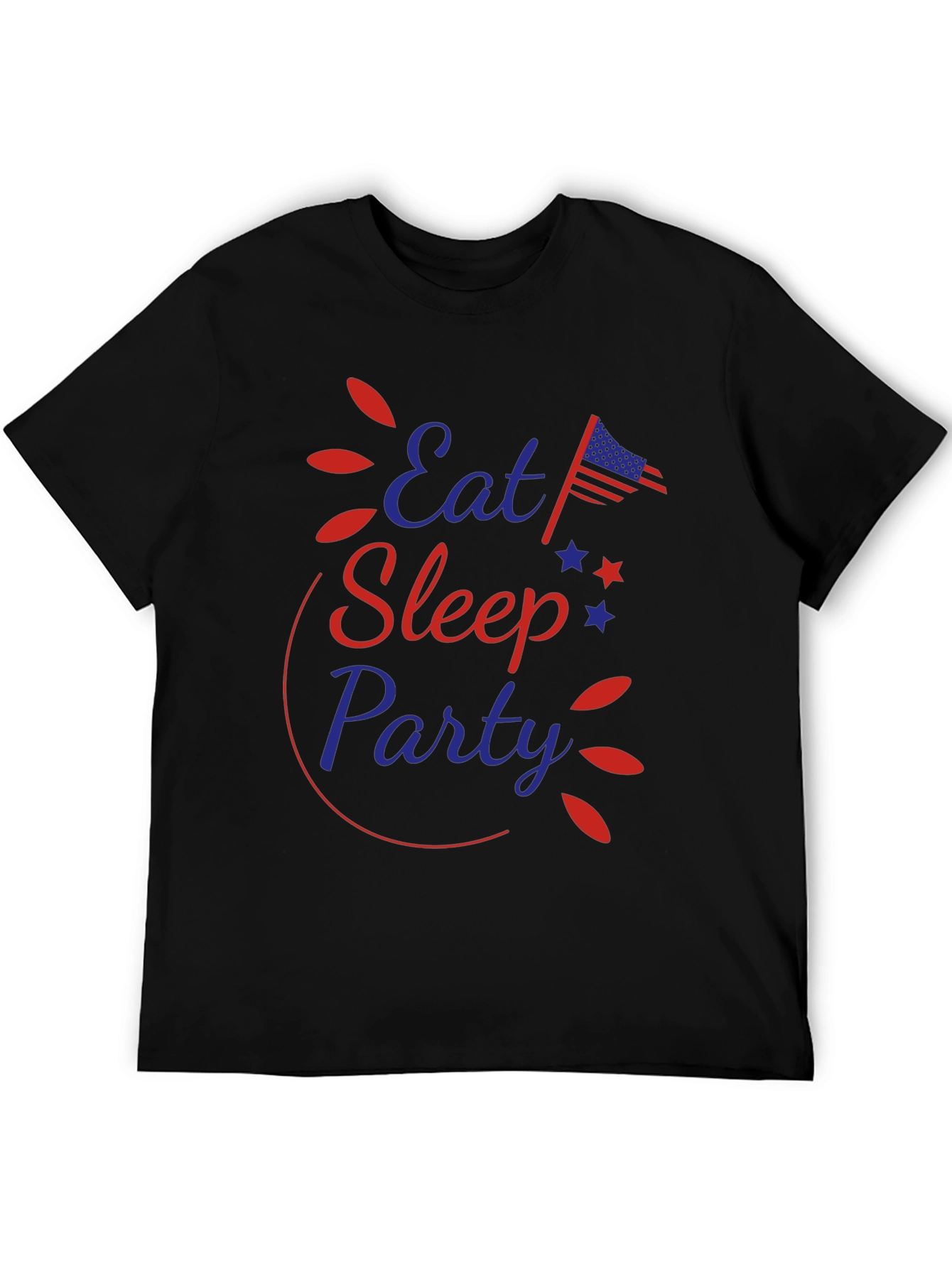 Eat Sleep Party Patriotic Tee