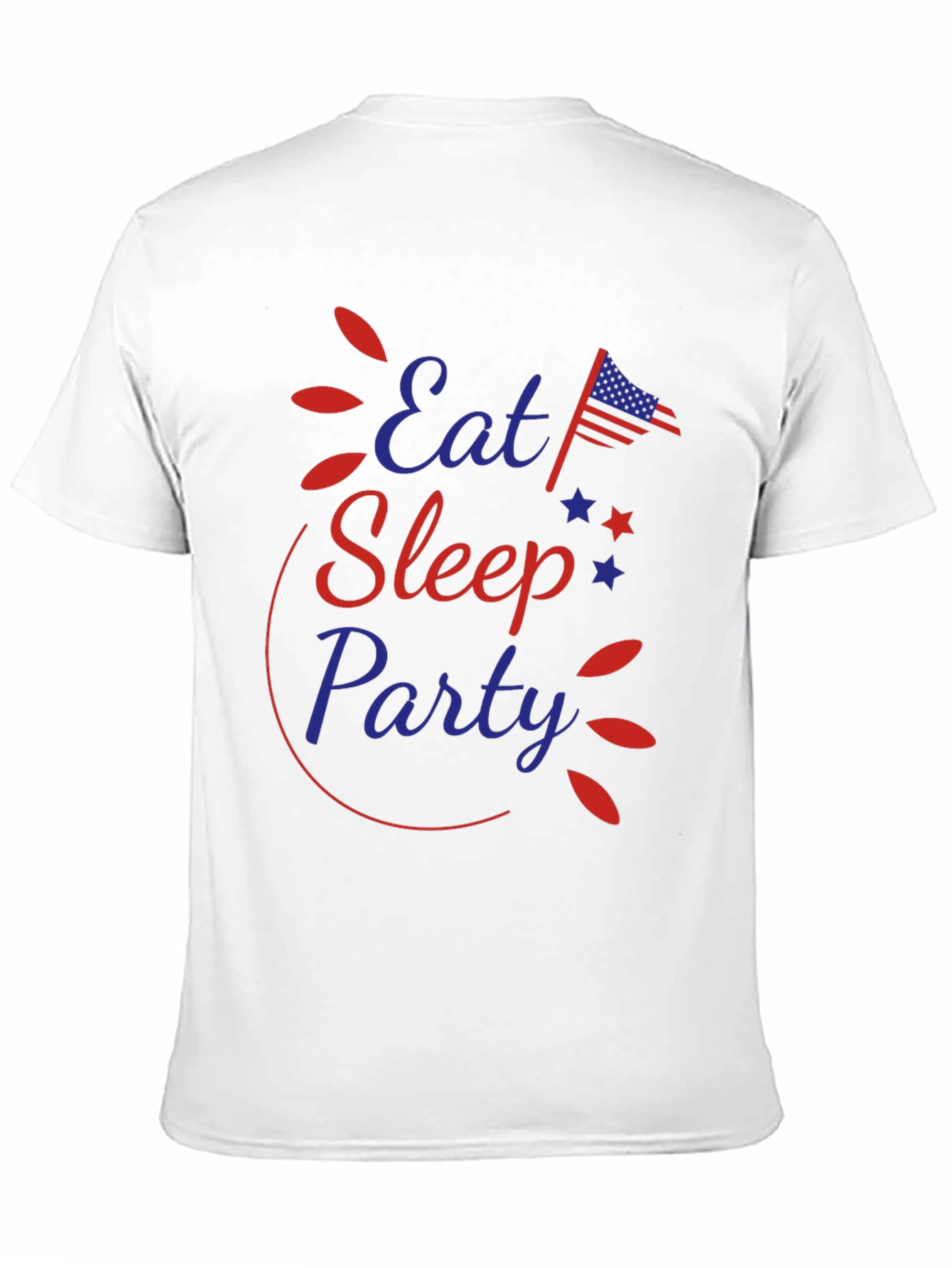 Eat Sleep Party Patriotic Tee