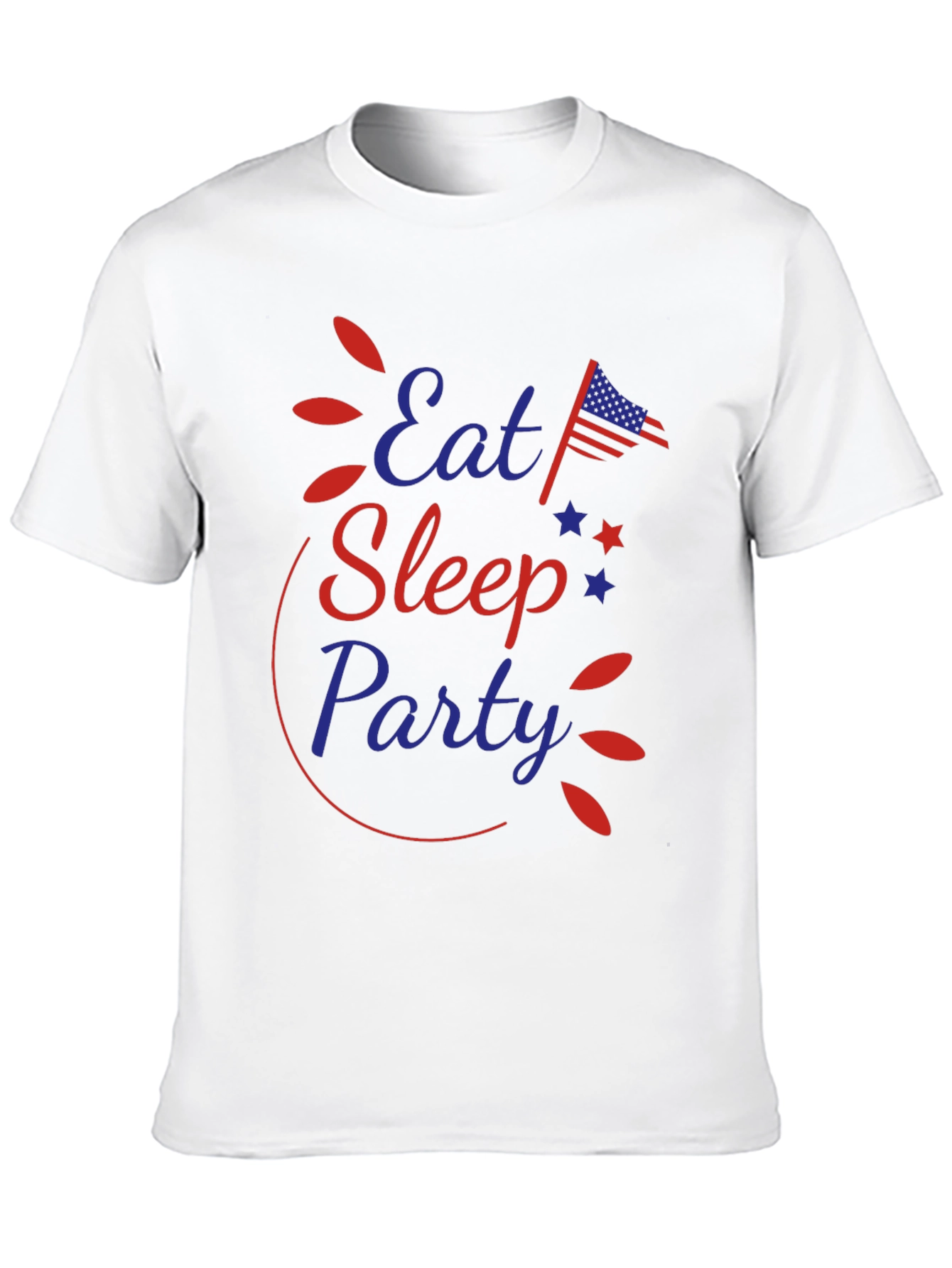 Eat Sleep Party Patriotic Tee