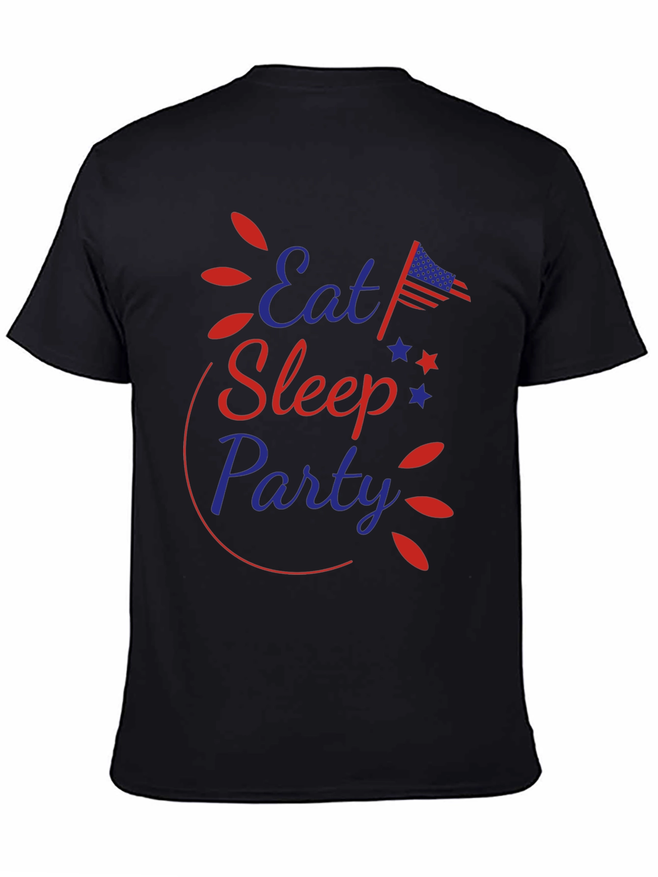 Eat Sleep Party Patriotic Tee
