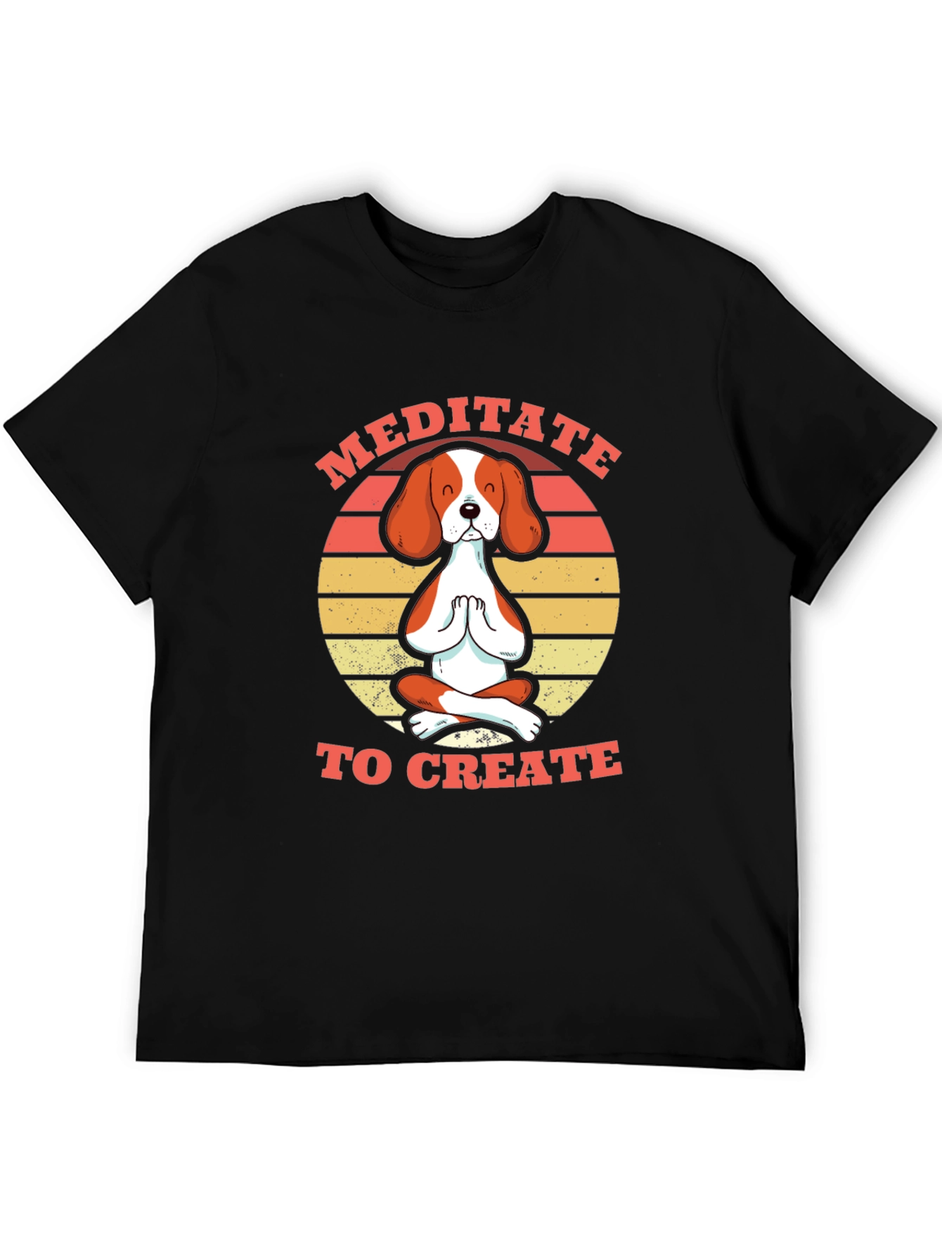 Meditate to Create Dog T-Shirt