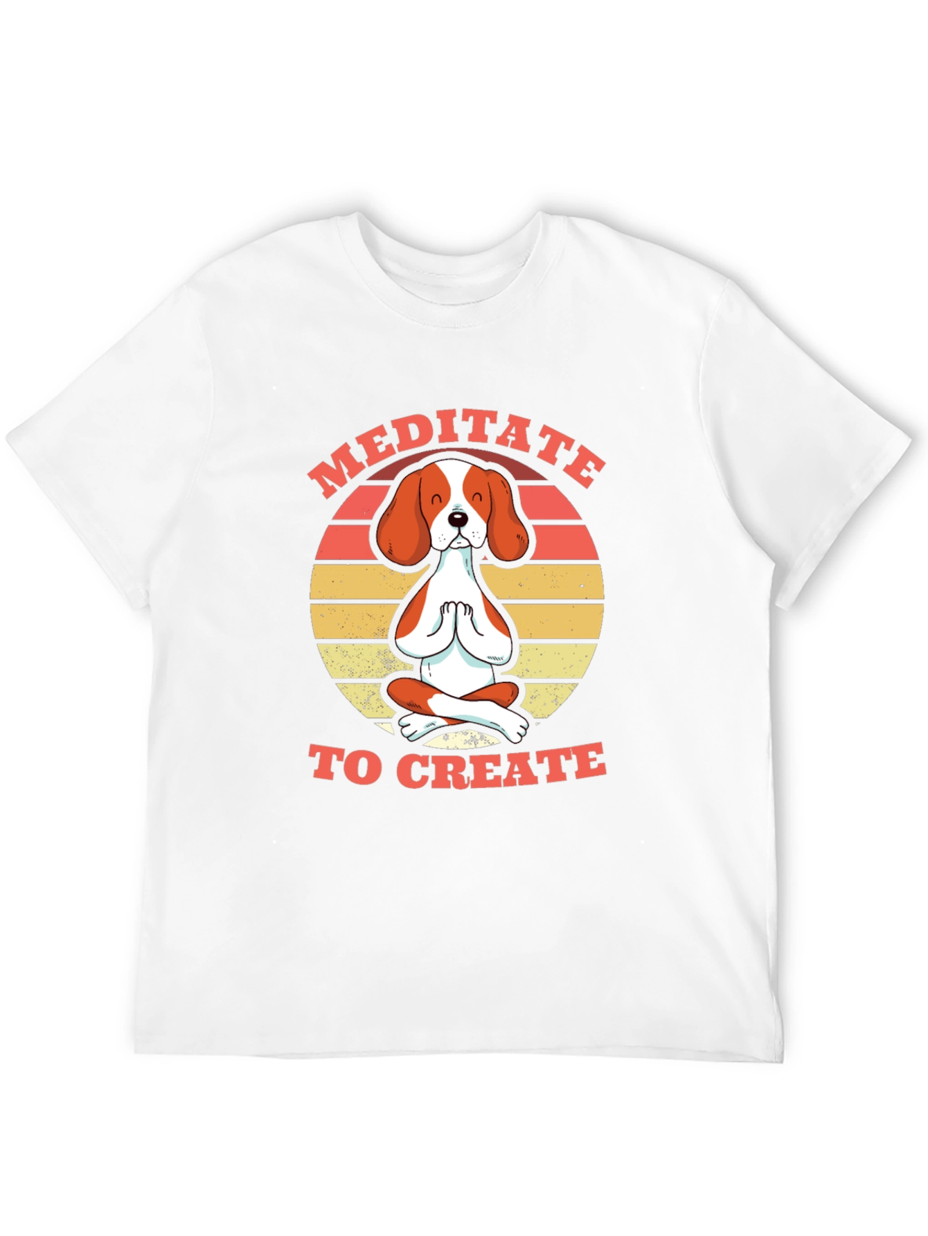 Meditate to Create Dog T-Shirt