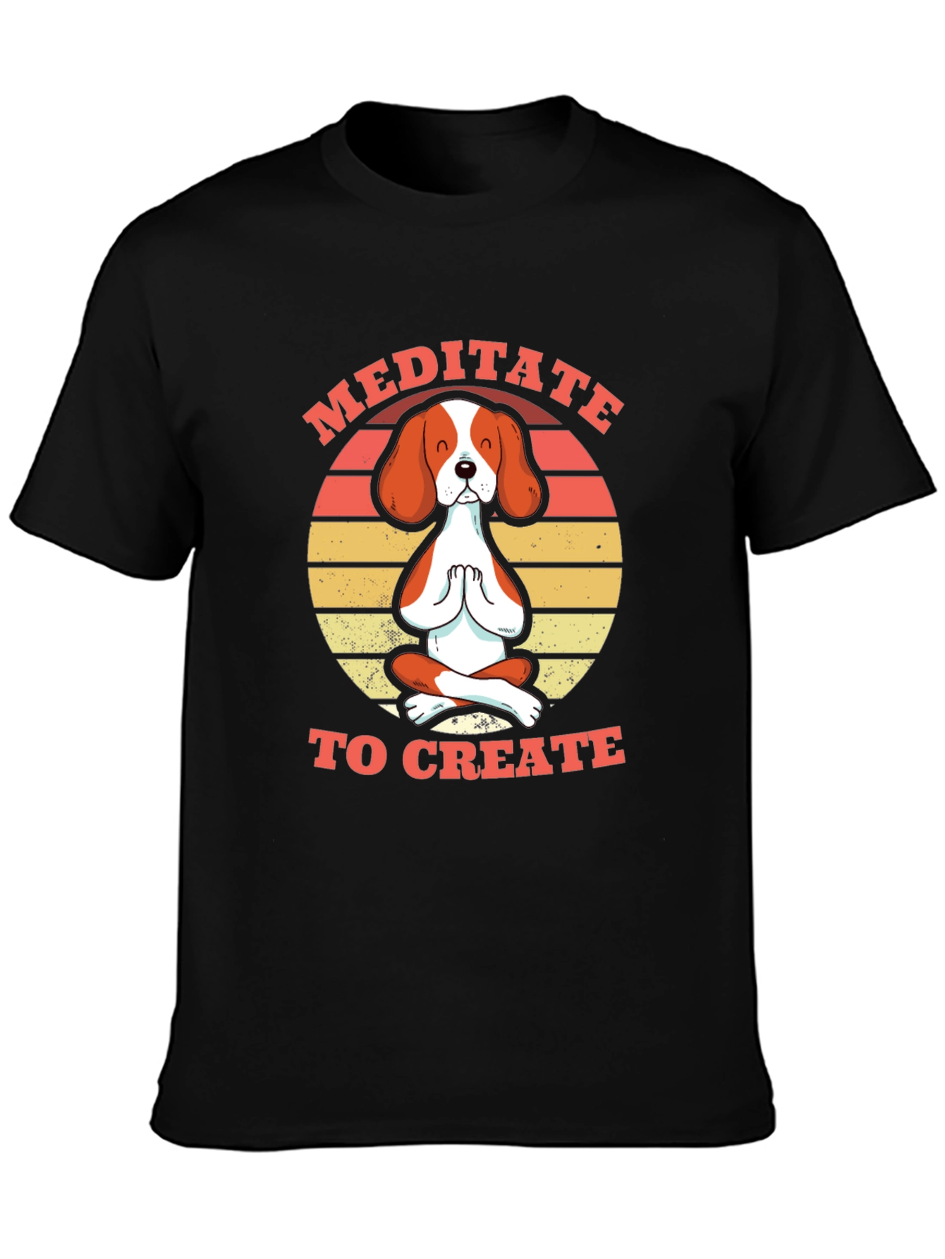 Meditate to Create Dog T-Shirt