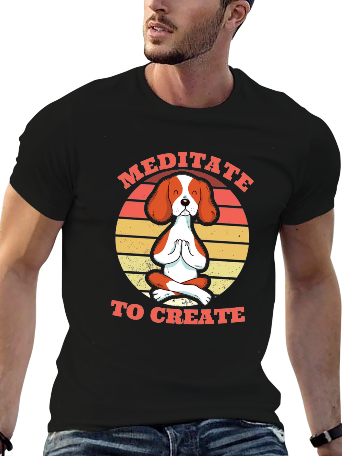 Meditate to Create Dog T-Shirt