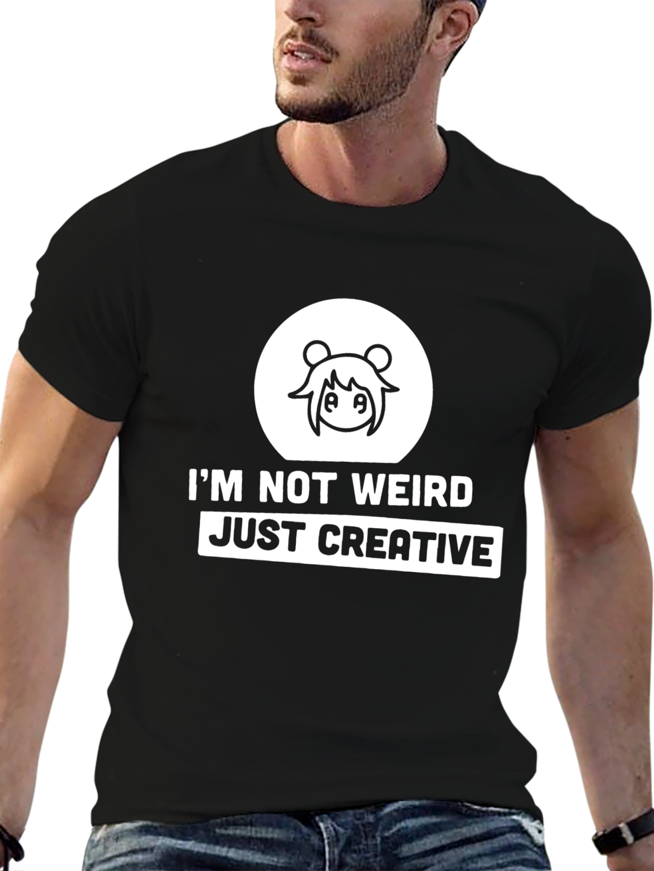 Creative Anime Tee: Im Not Weird