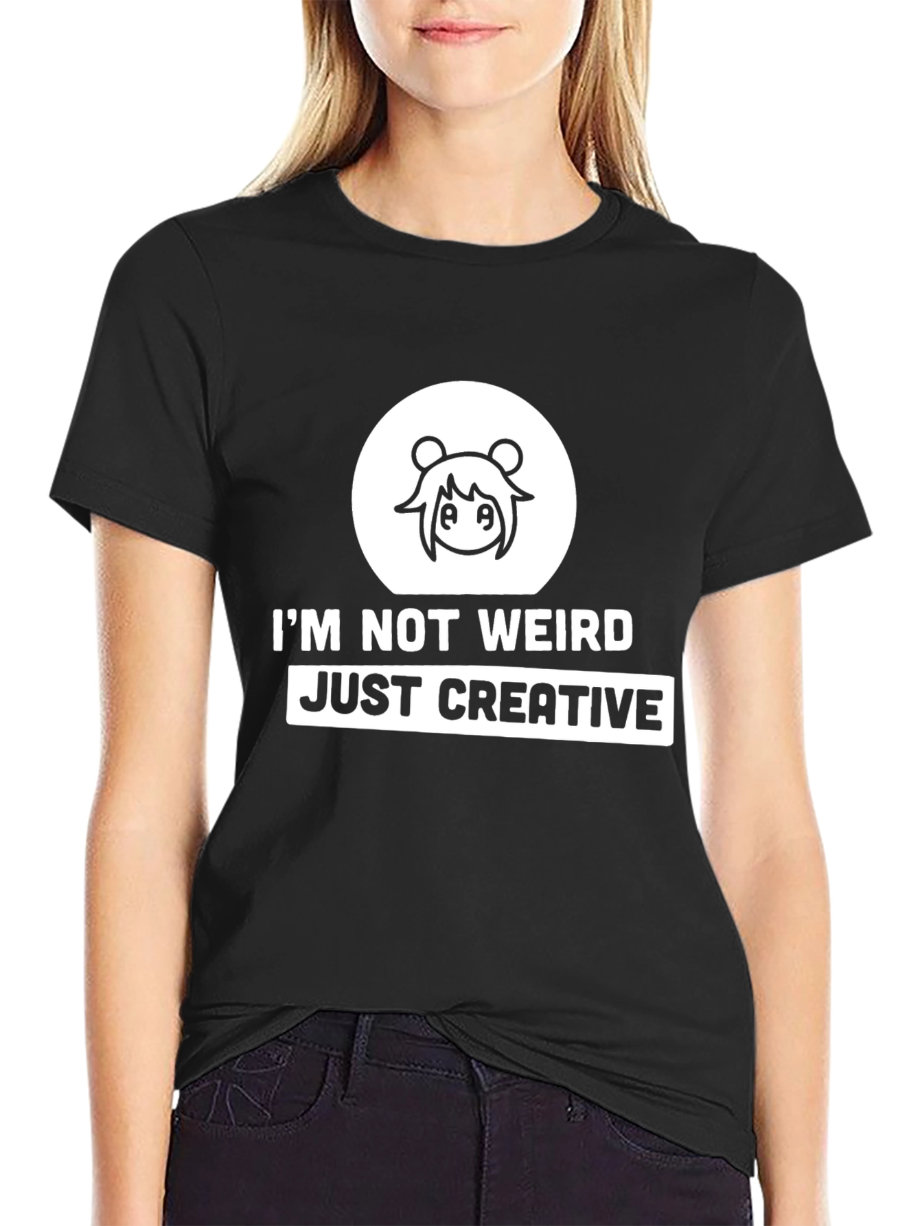 Creative Anime Tee: Im Not Weird