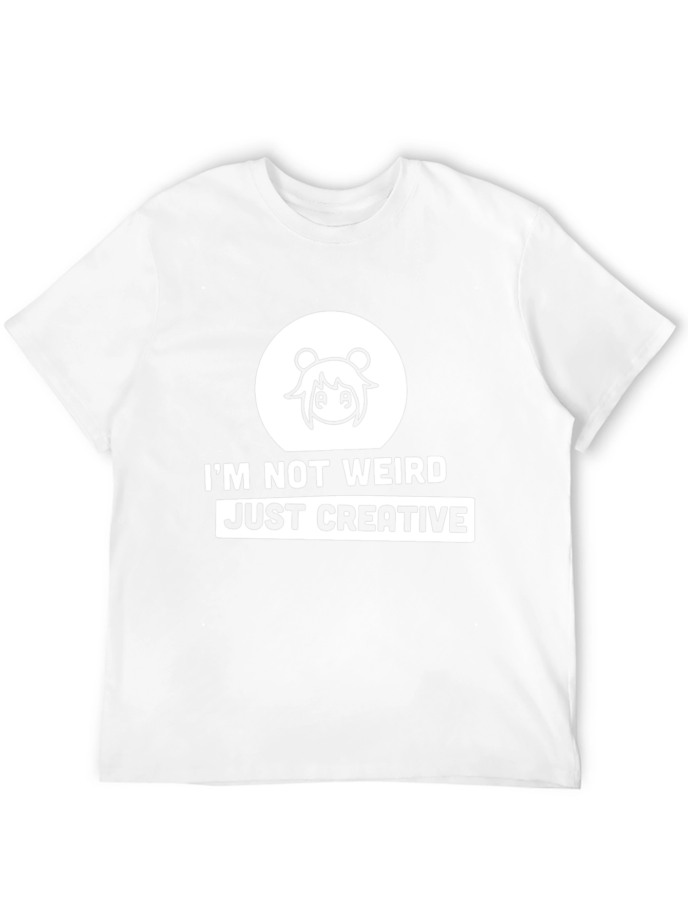 Creative Anime Tee: Im Not Weird
