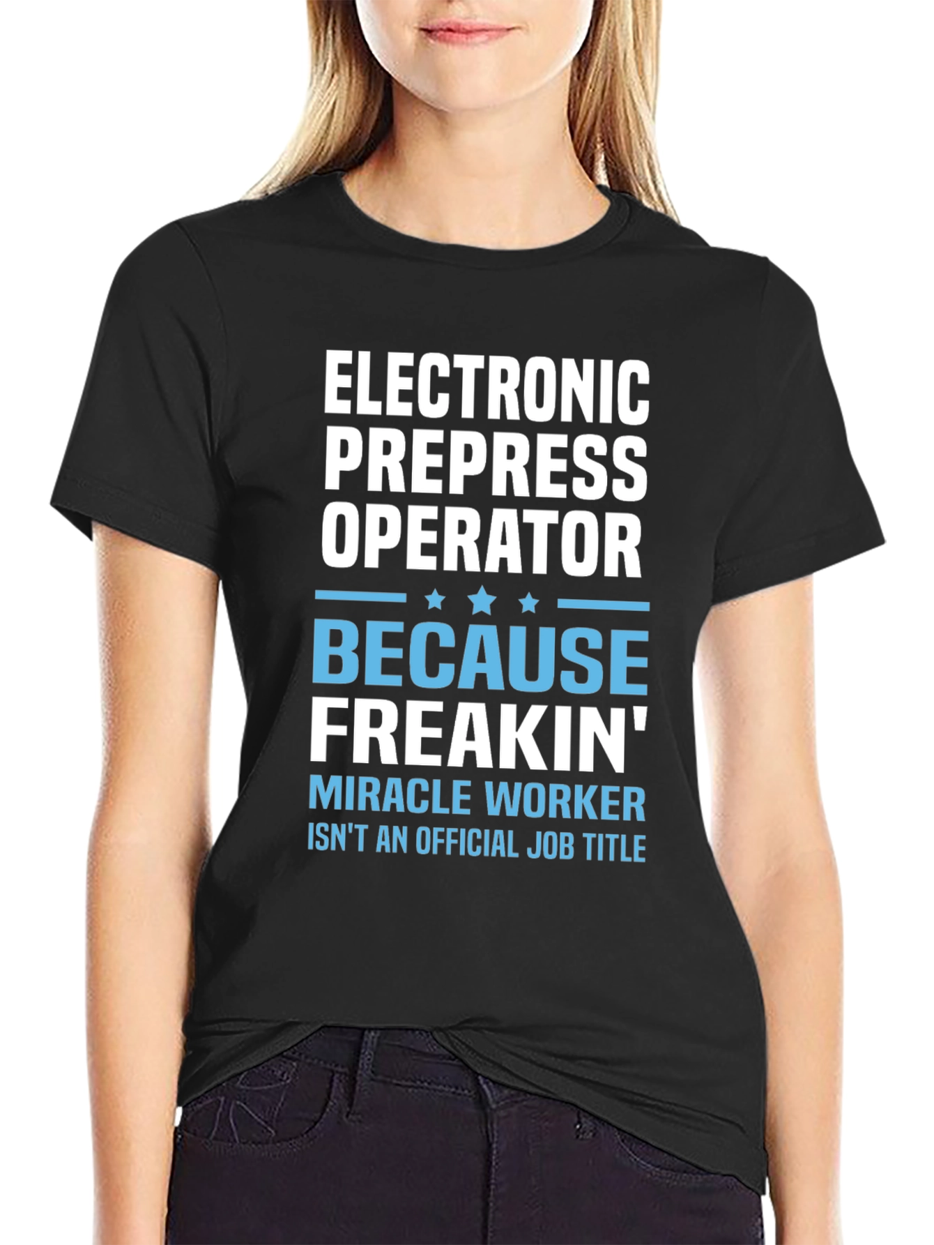 Electronic Prepress Operator Funny Job Title T-Shirt