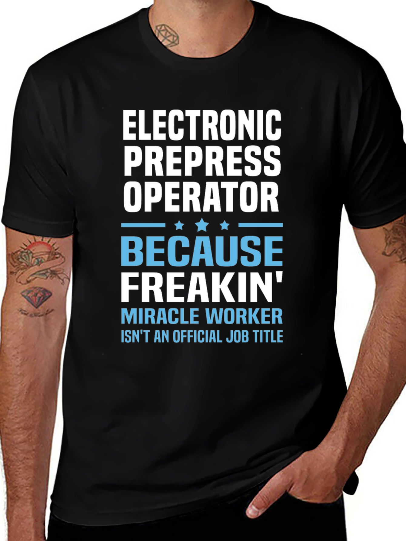Electronic Prepress Operator Funny Job Title T-Shirt
