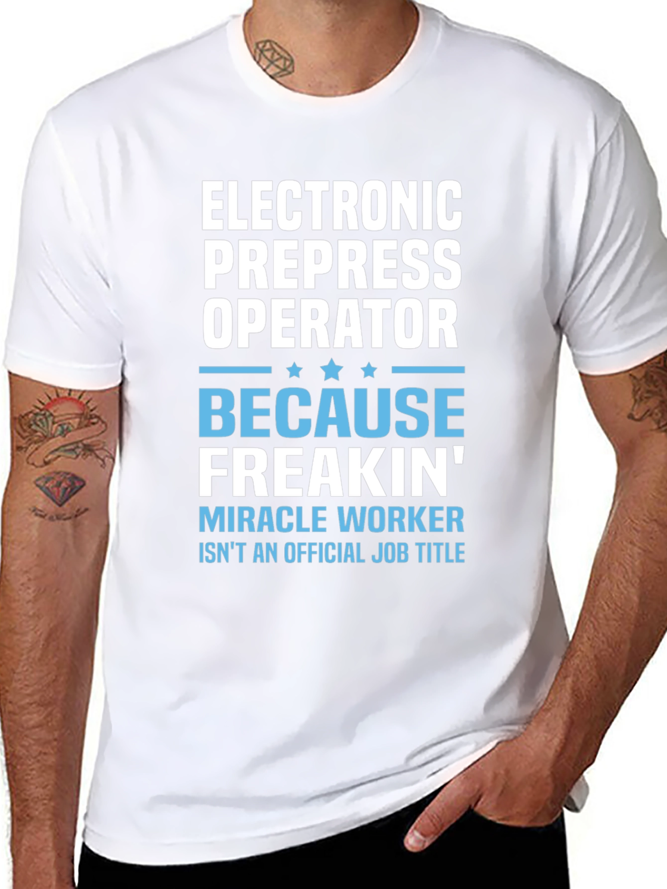 Electronic Prepress Operator Funny Job Title T-Shirt