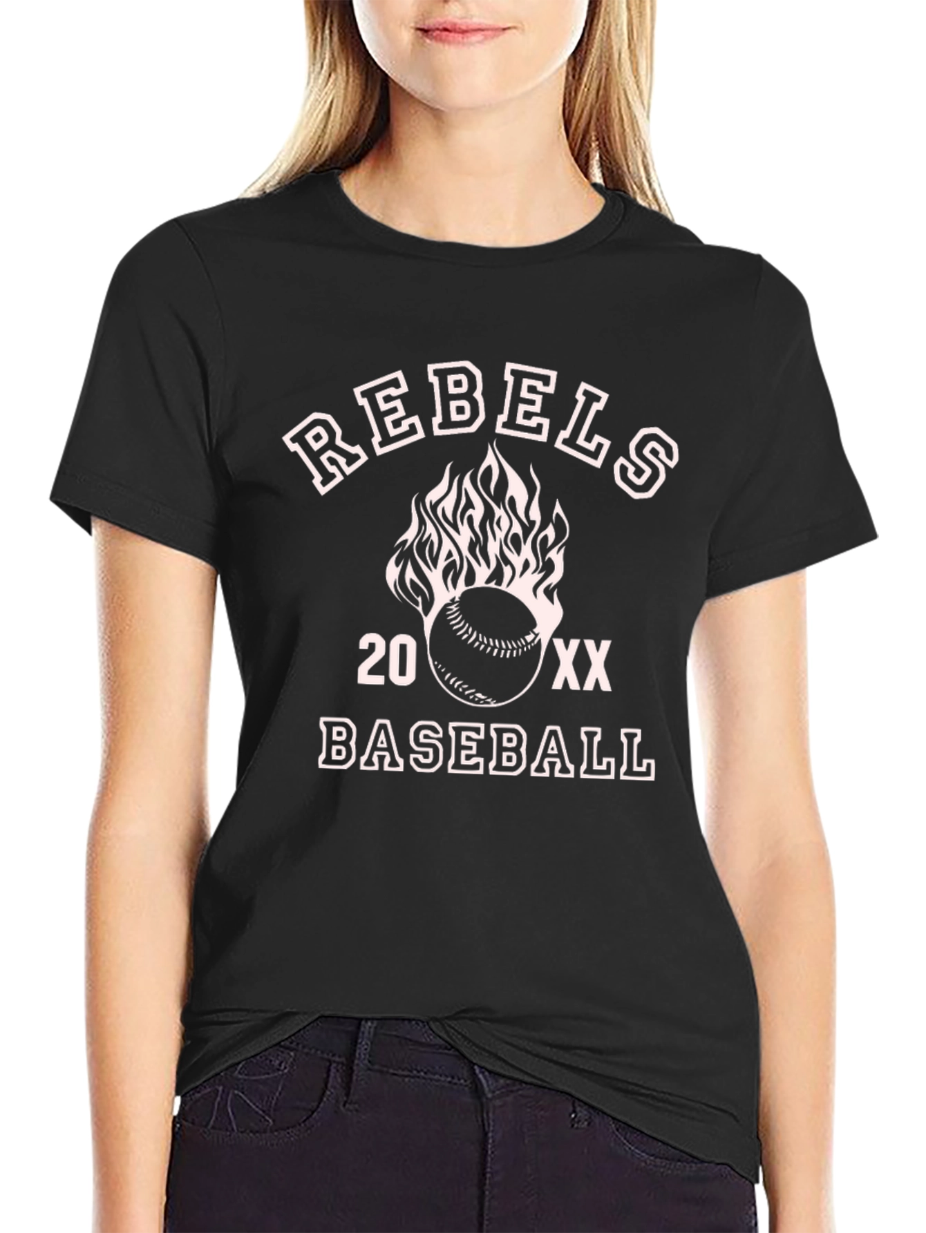 Rebels Baseball Graphic T-Shirt