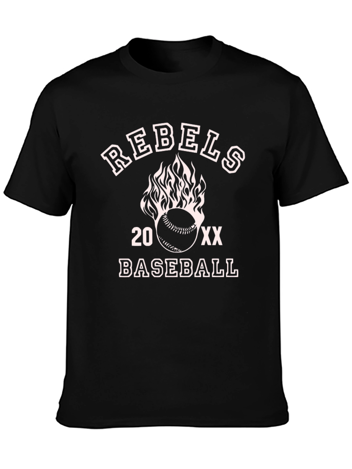 Rebels Baseball Graphic T-Shirt