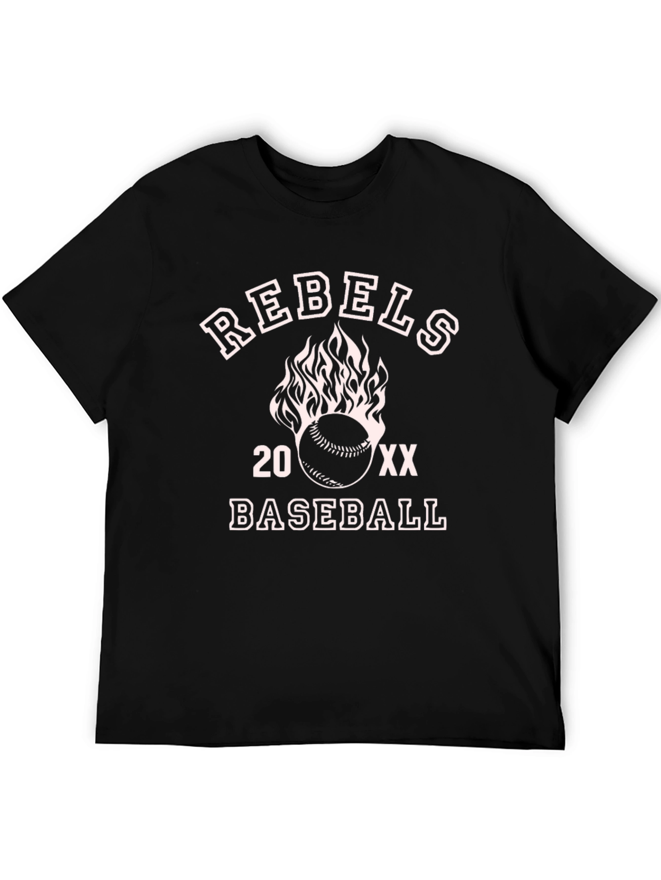 Rebels Baseball Graphic T-Shirt
