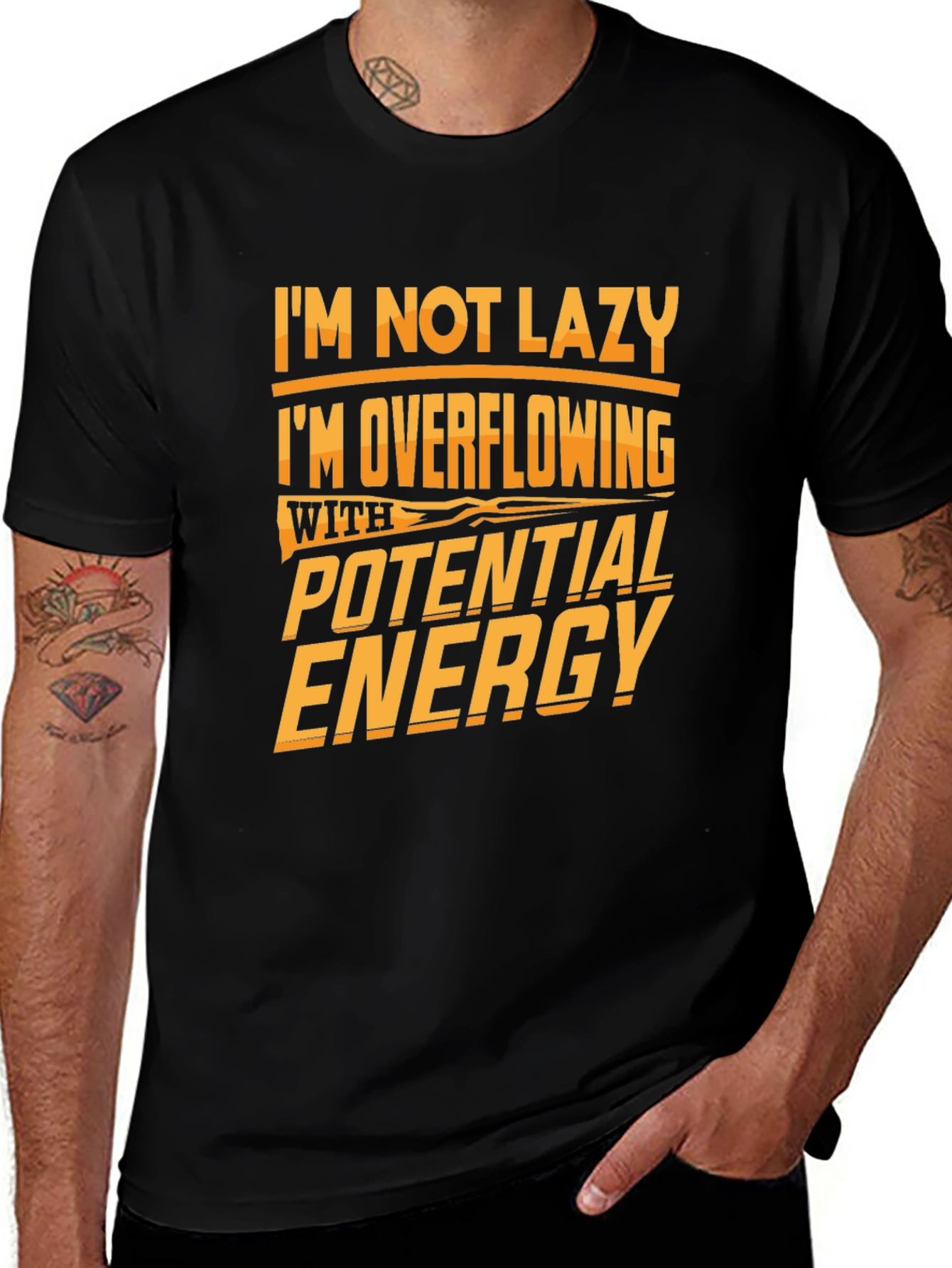 Funny Potential Energy Graphic Tee