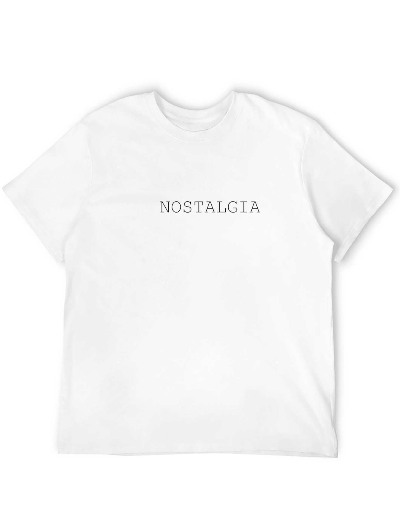 Nostalgia Black Graphic Tee - Classic Comfort