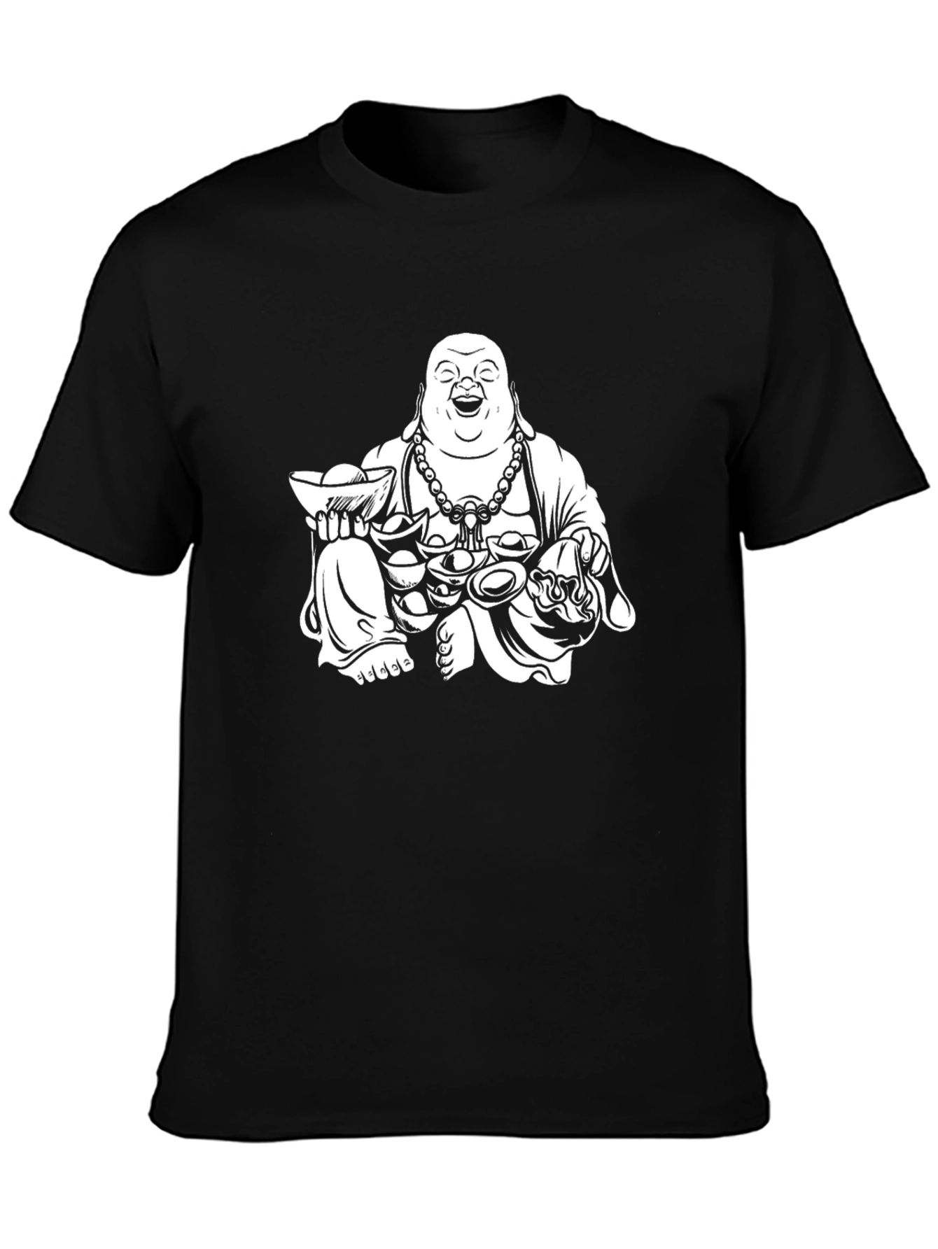 Buddha Graphic Tee - Black
