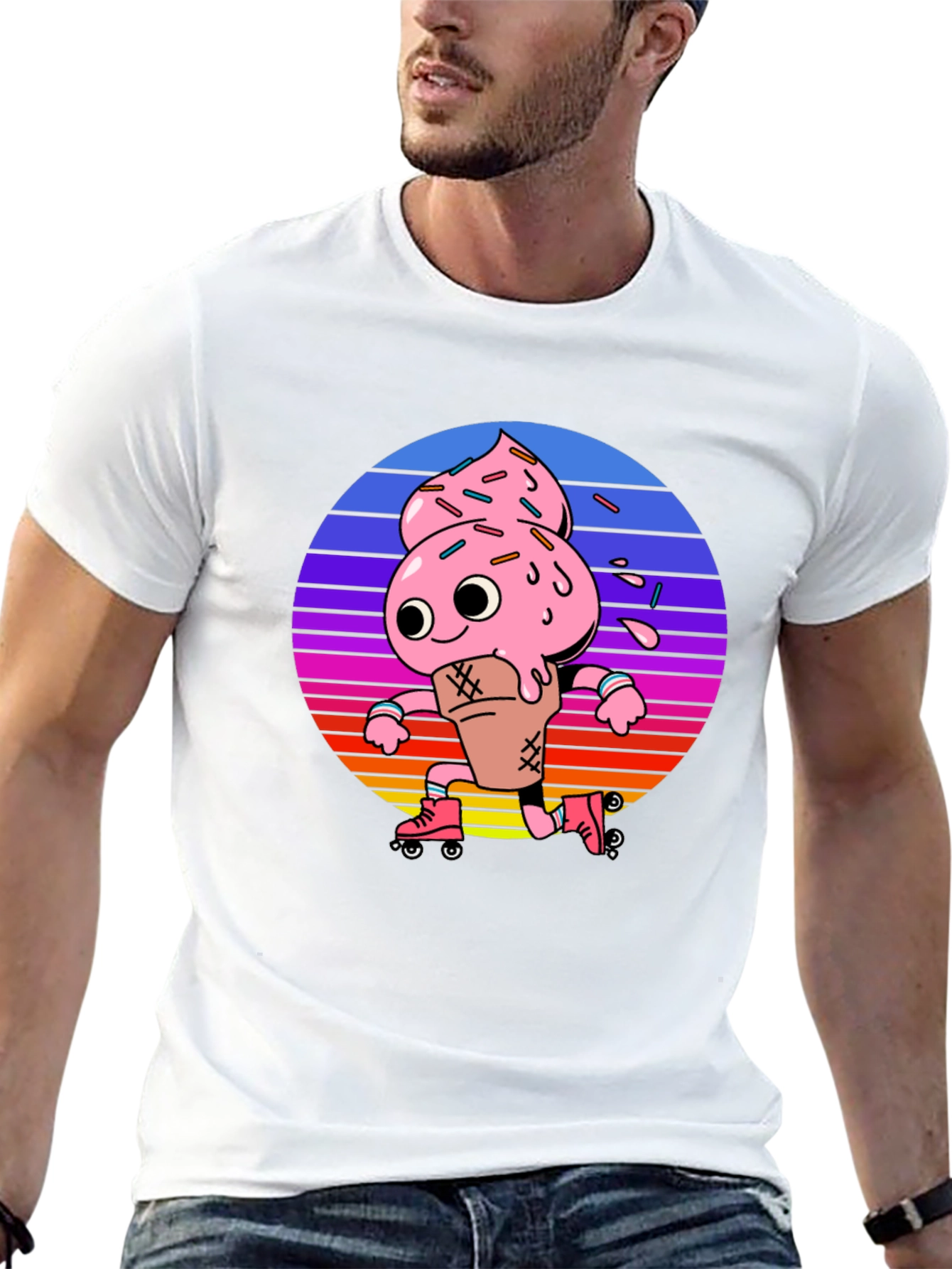 Ice Cream on Wheels Graphic Tee