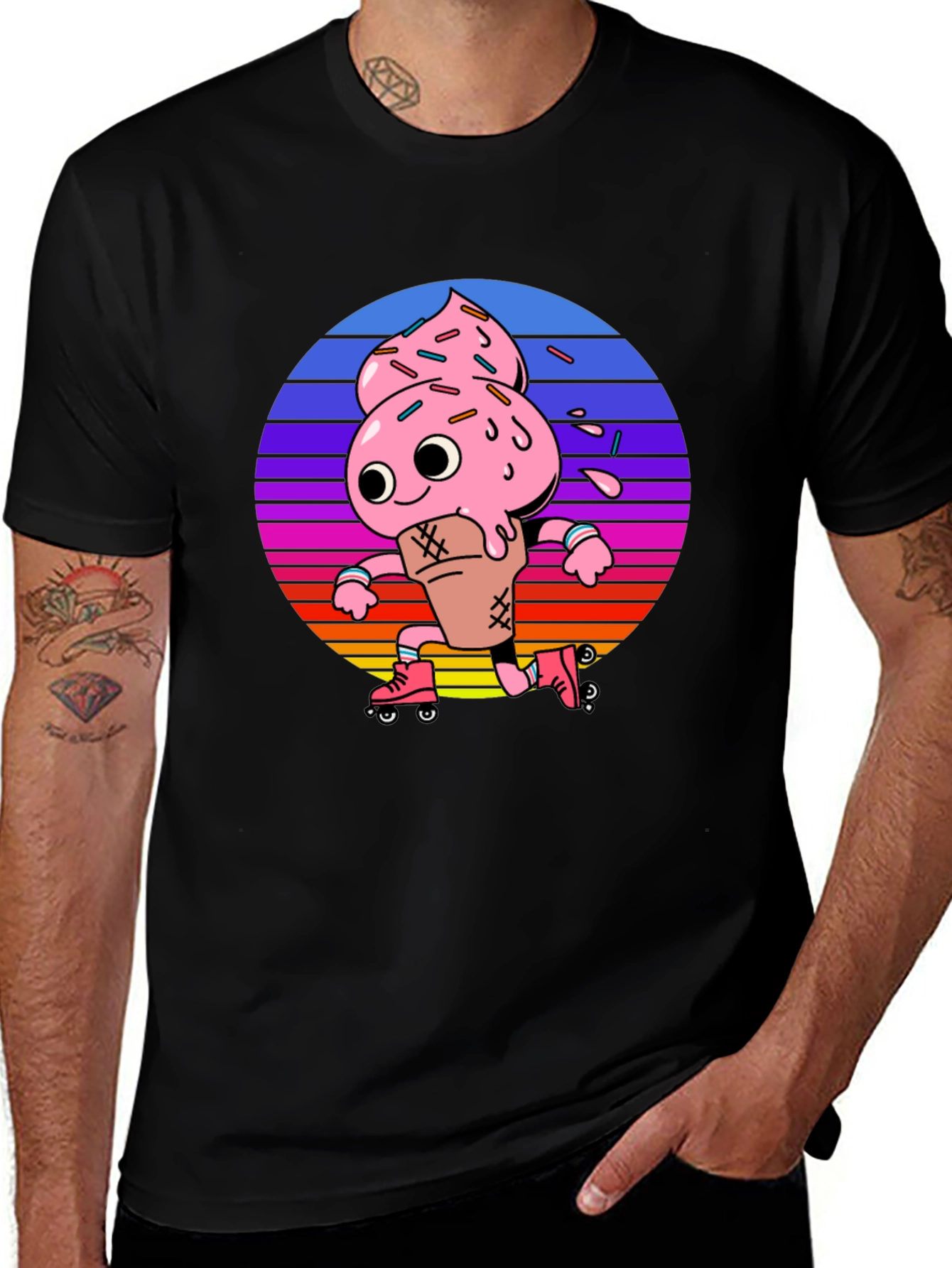 Ice Cream on Wheels Graphic Tee