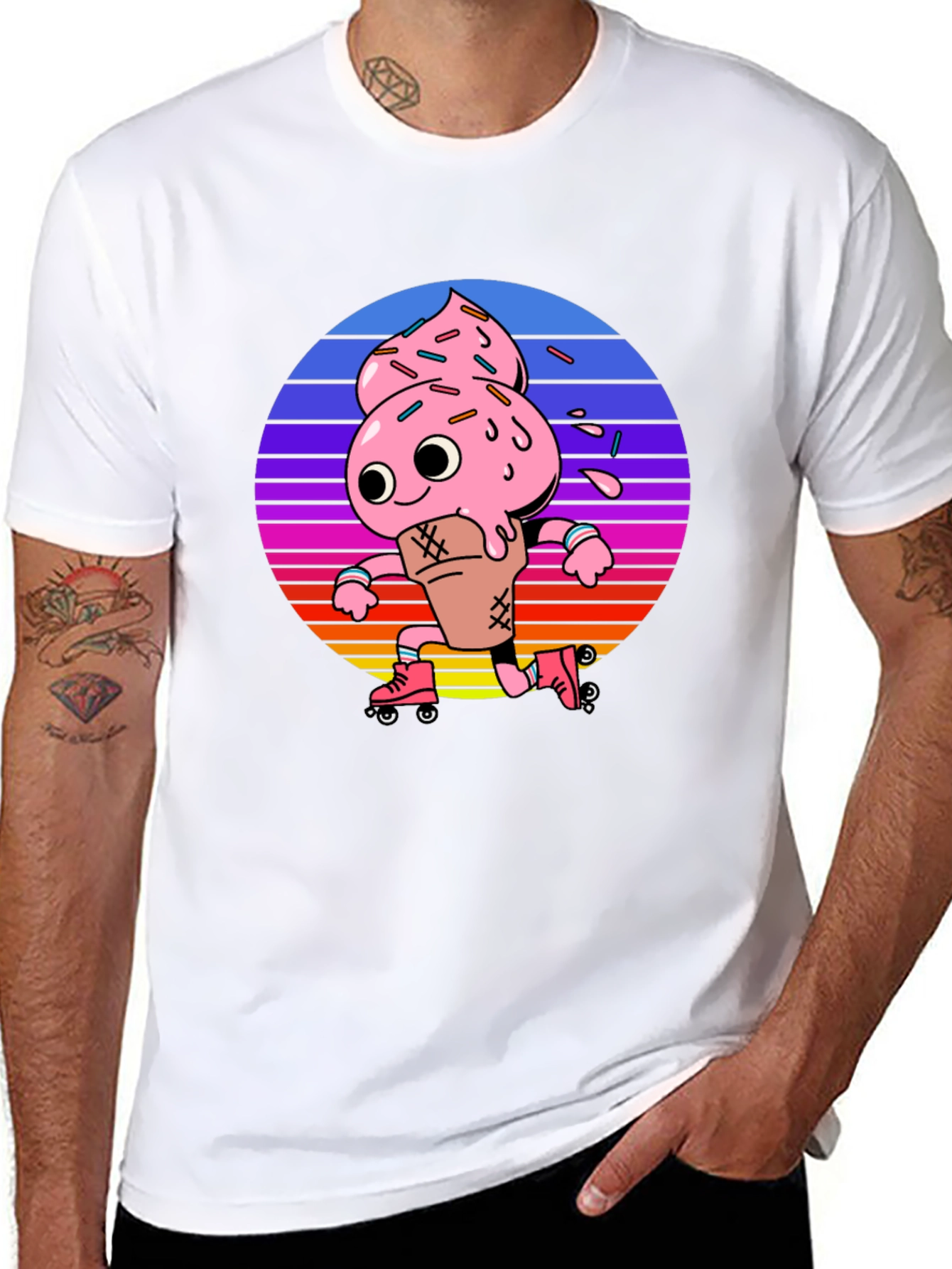 Ice Cream on Wheels Graphic Tee