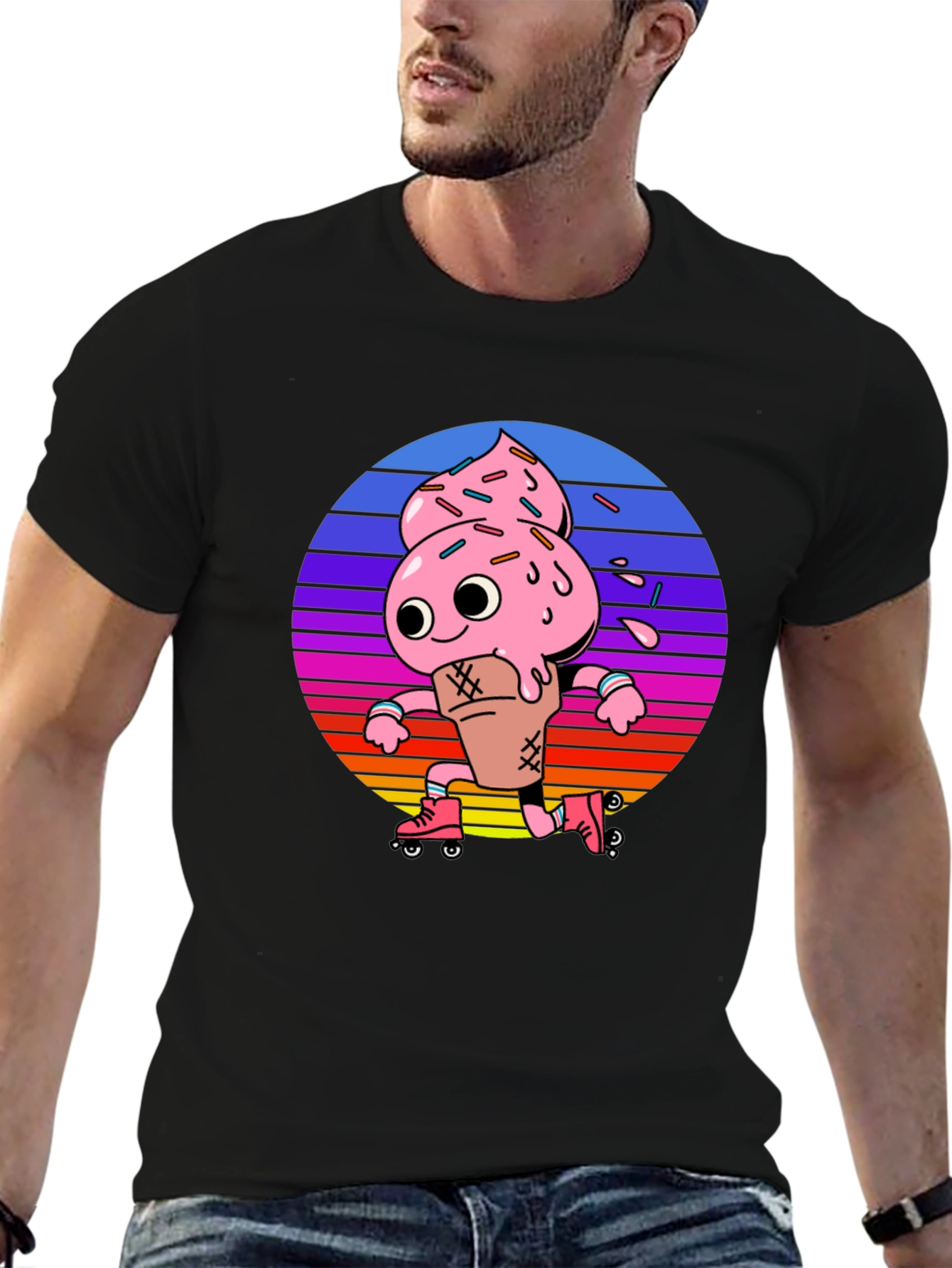 Ice Cream on Wheels Graphic Tee