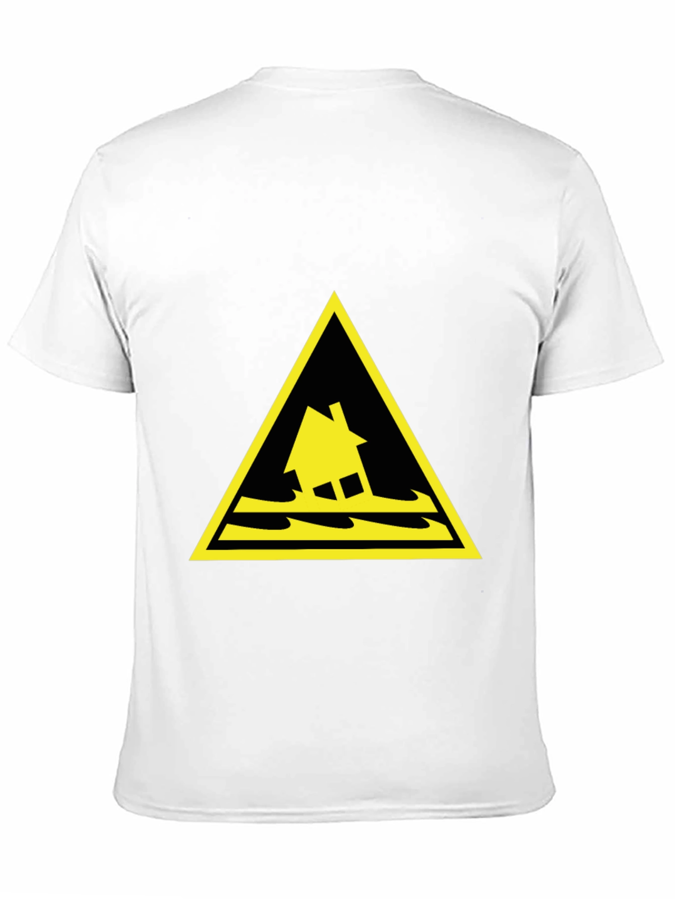 Flood Warning T-Shirt - Black Cotton Tee
