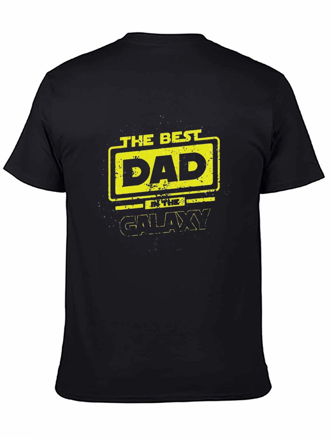 Best Dad in the Galaxy Mens Graphic T-Shirt