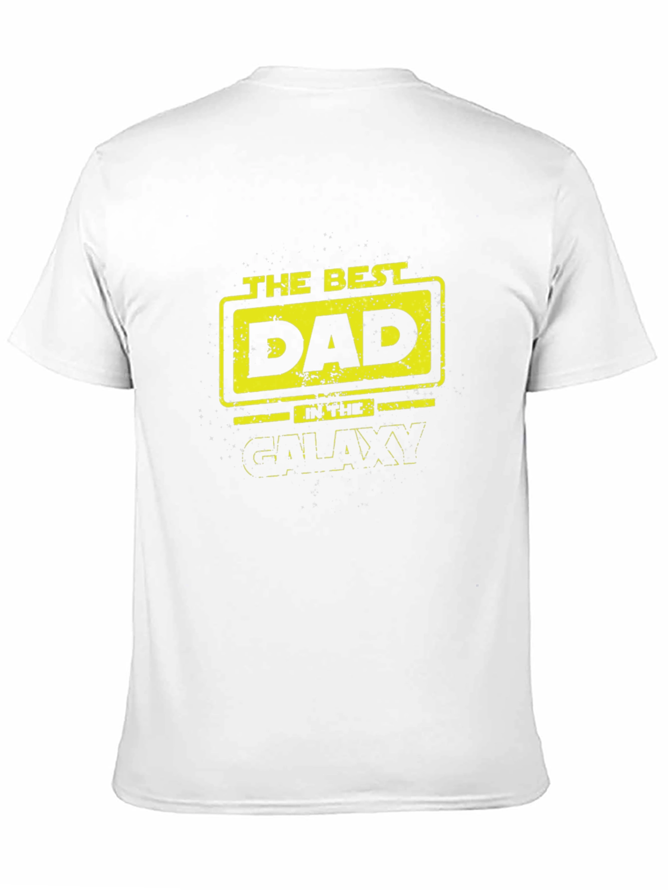 Best Dad in the Galaxy Mens Graphic T-Shirt