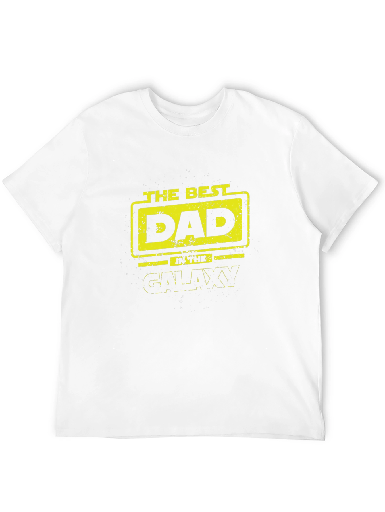 Best Dad in the Galaxy Mens Graphic T-Shirt