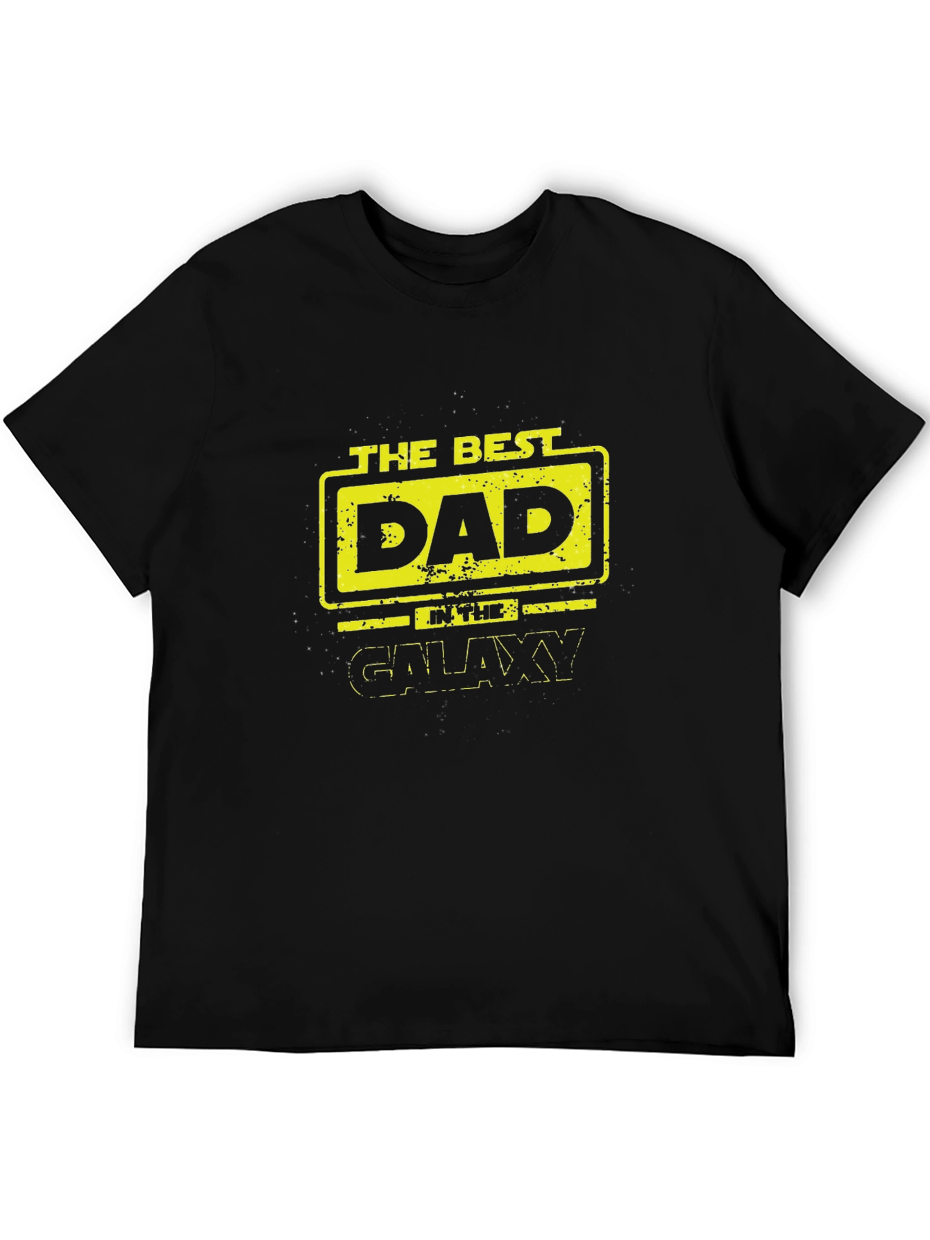 Best Dad in the Galaxy Mens Graphic T-Shirt
