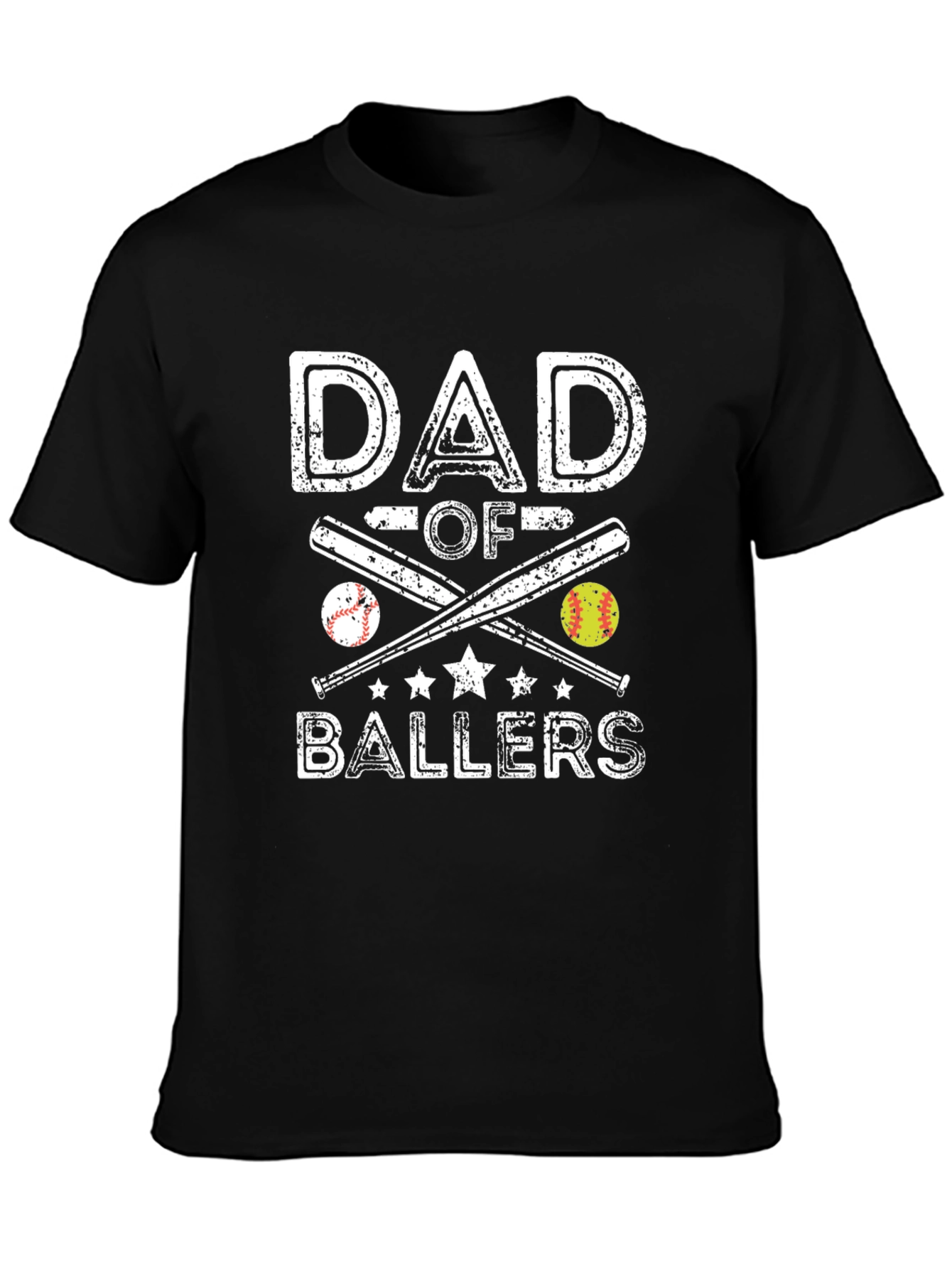 Dad of Ballers Graphic T-Shirt