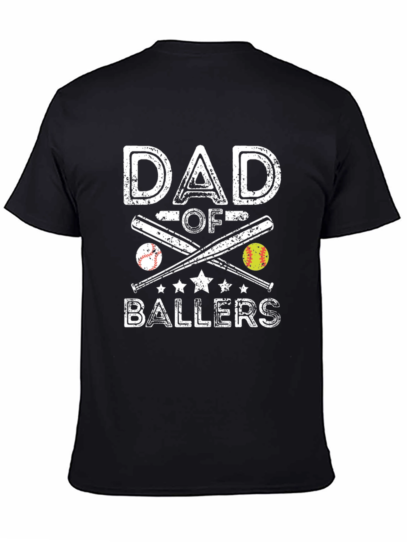 Dad of Ballers Graphic T-Shirt